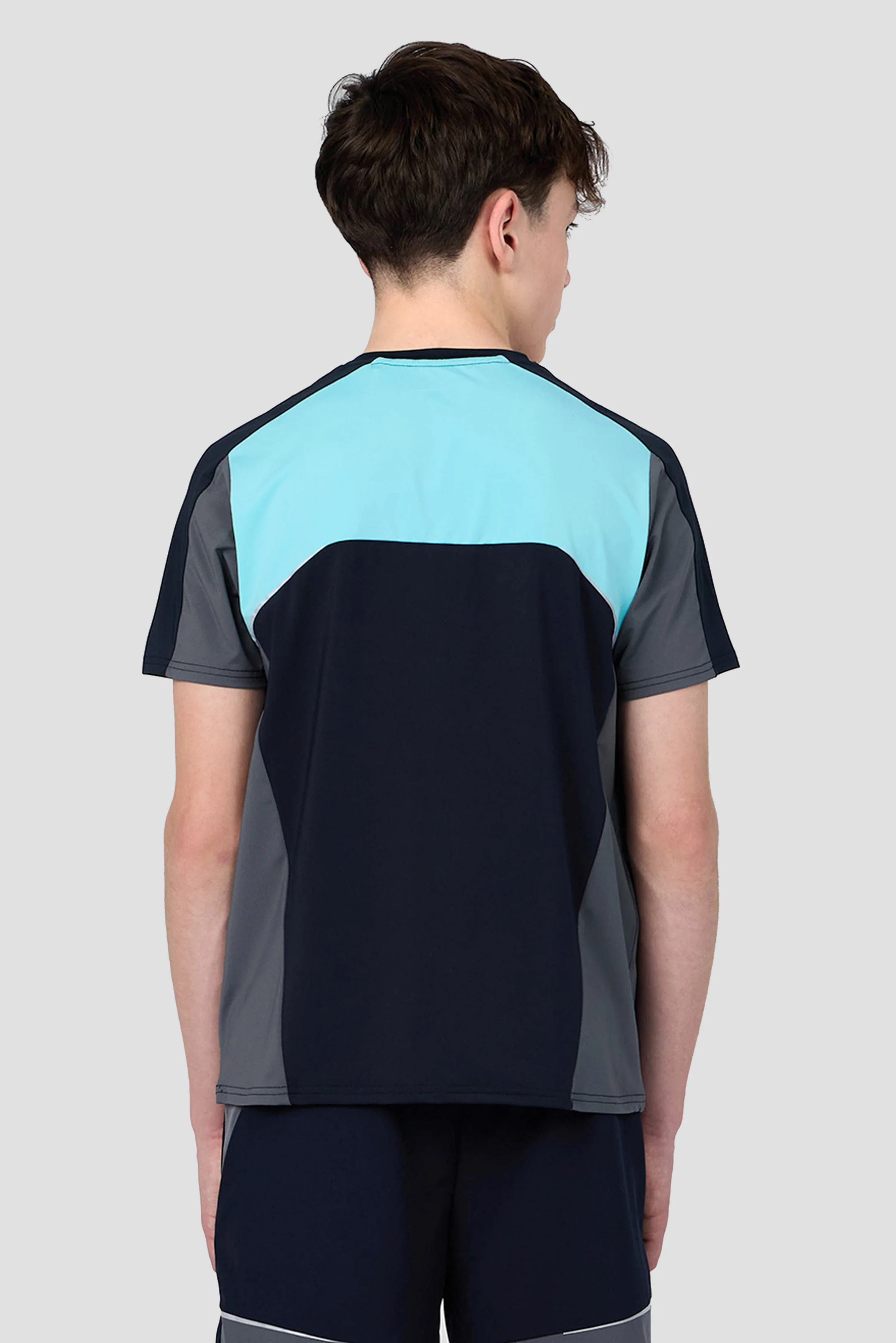 Boys Cerberus T-Shirt - Navy Void/Neon Sky/Slate Grey - Image 2