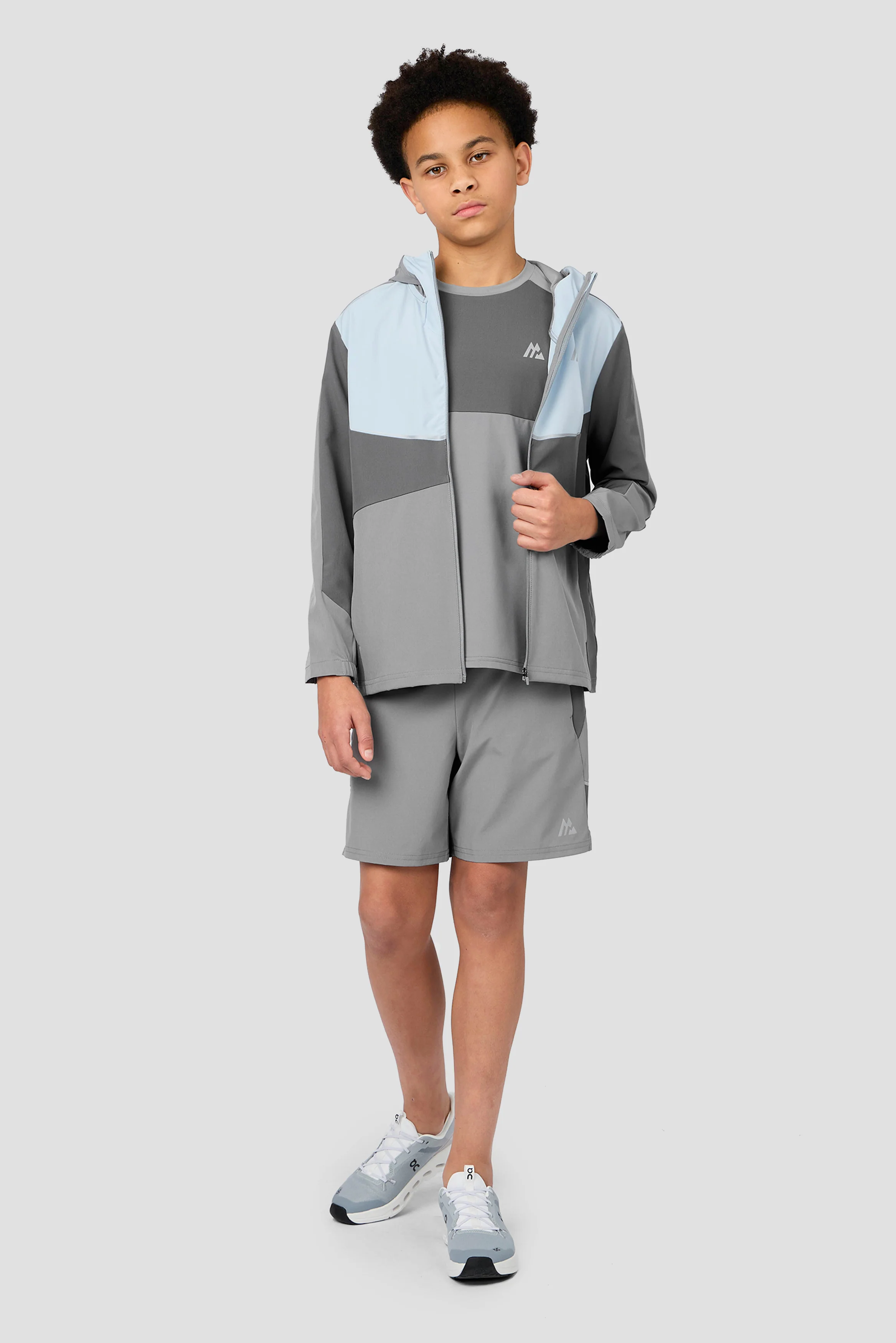 Boys Cerberus T-Shirt - Platinum Grey/Summer Mist/Cement Grey - Image 5