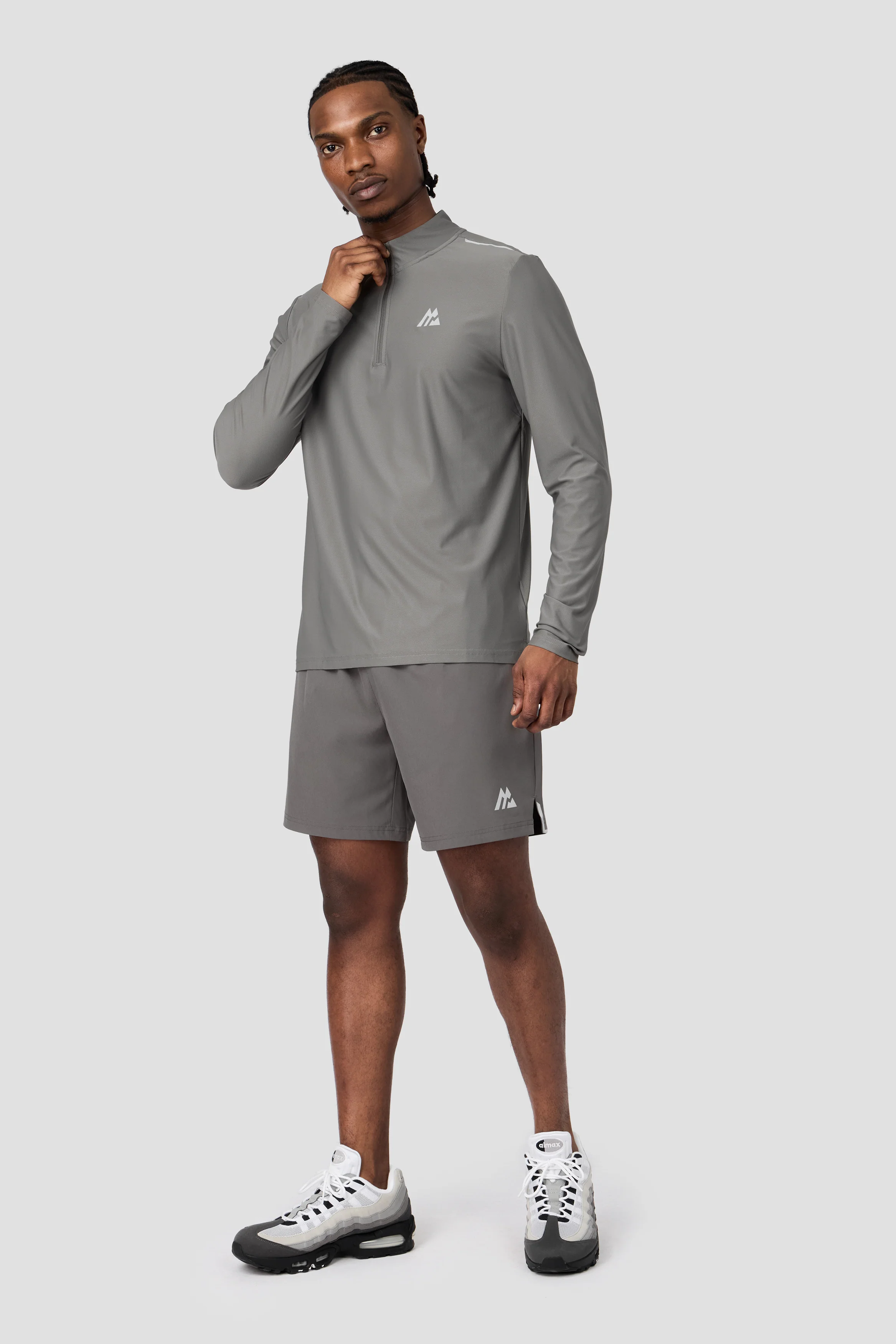 Charge 2.0 1/4 Zip - Cement Grey - Image 5