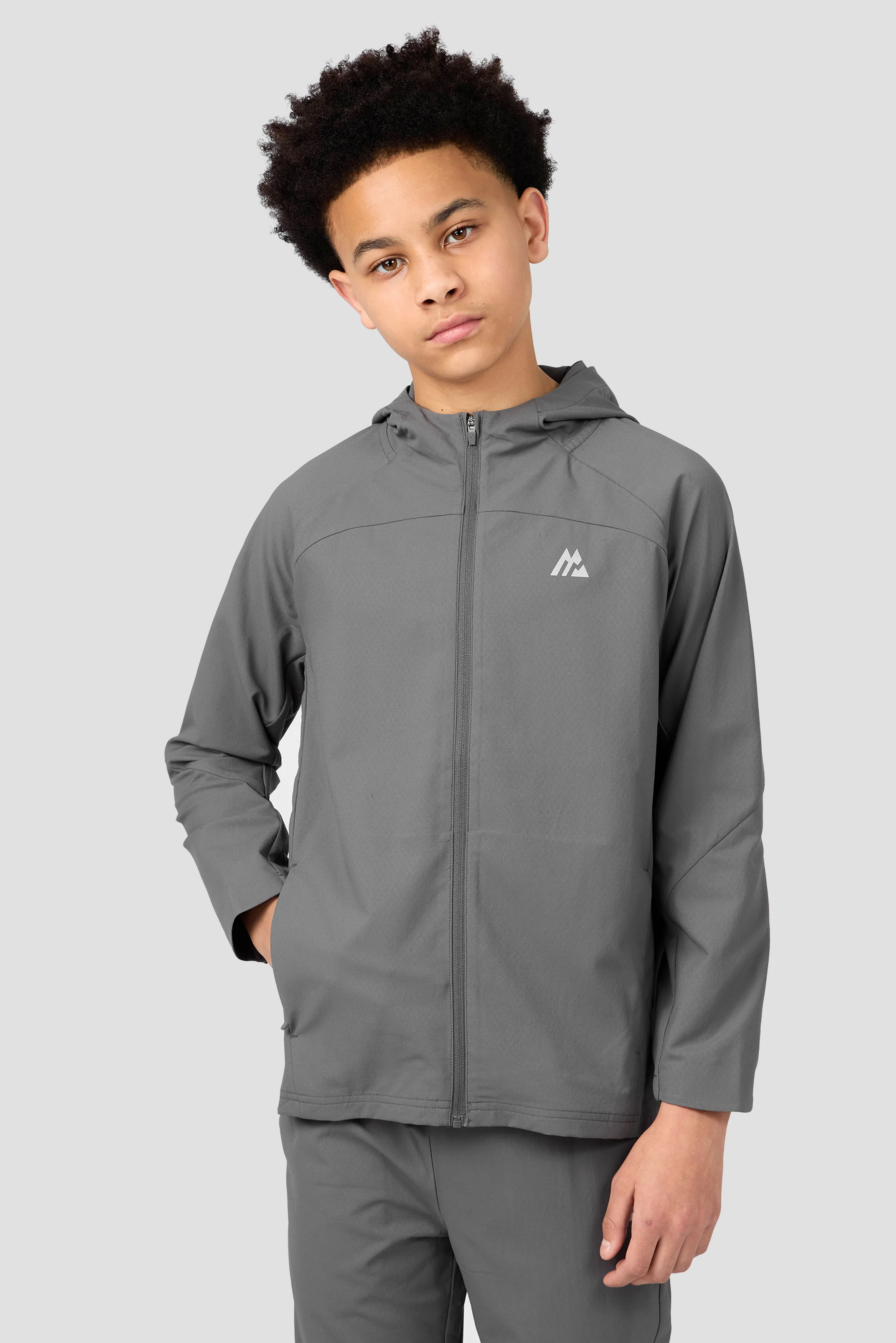 Boys Chase Jacket - Cement Grey