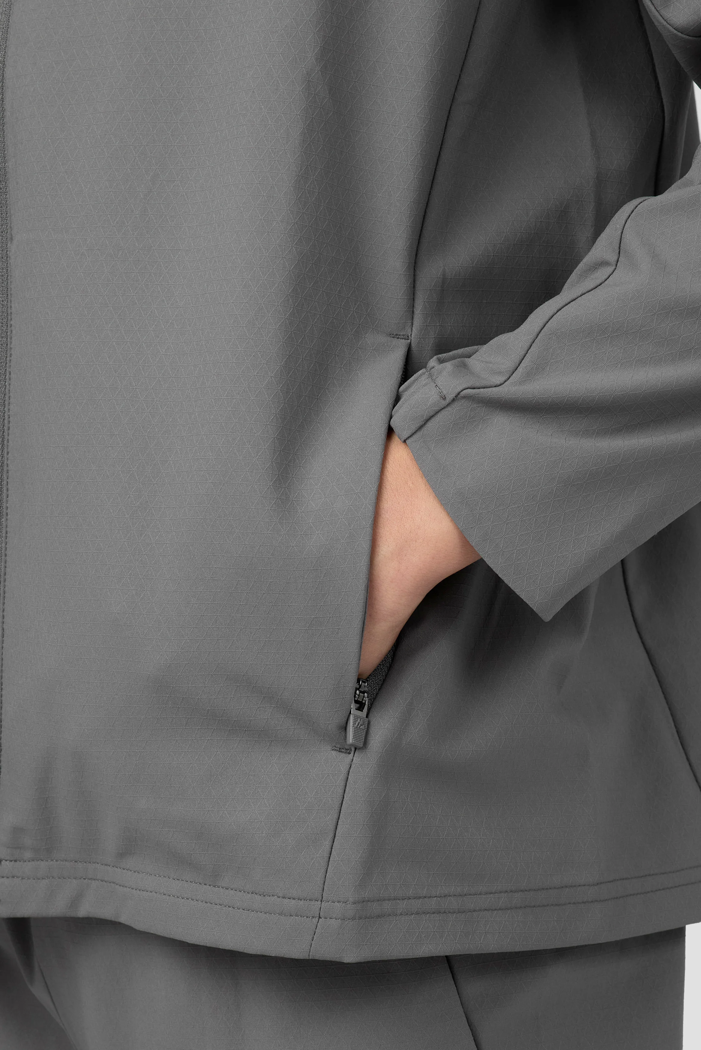 Boys Chase Jacket - Cement Grey - Image 4