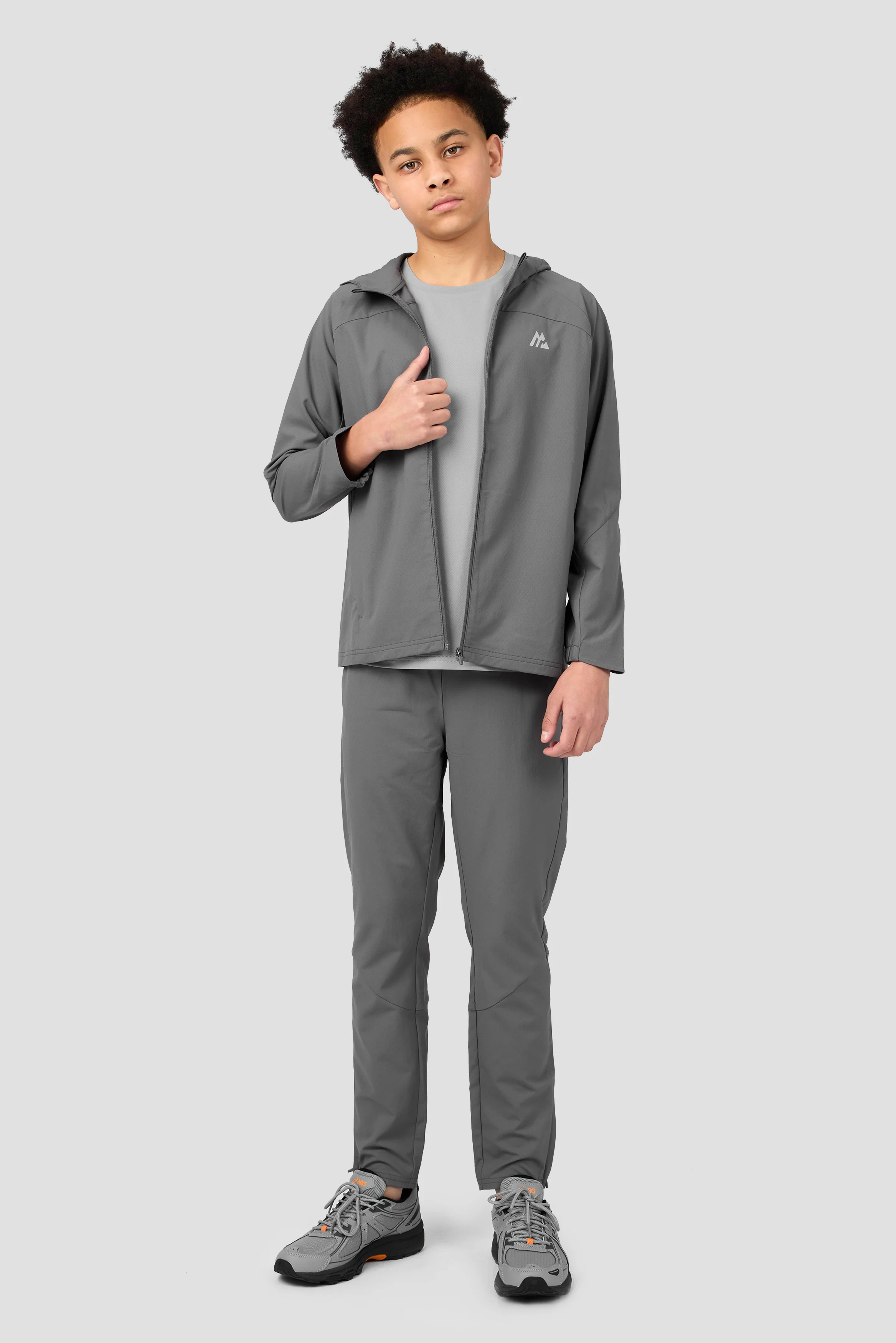 Boys Chase Jacket - Cement Grey - Image 5