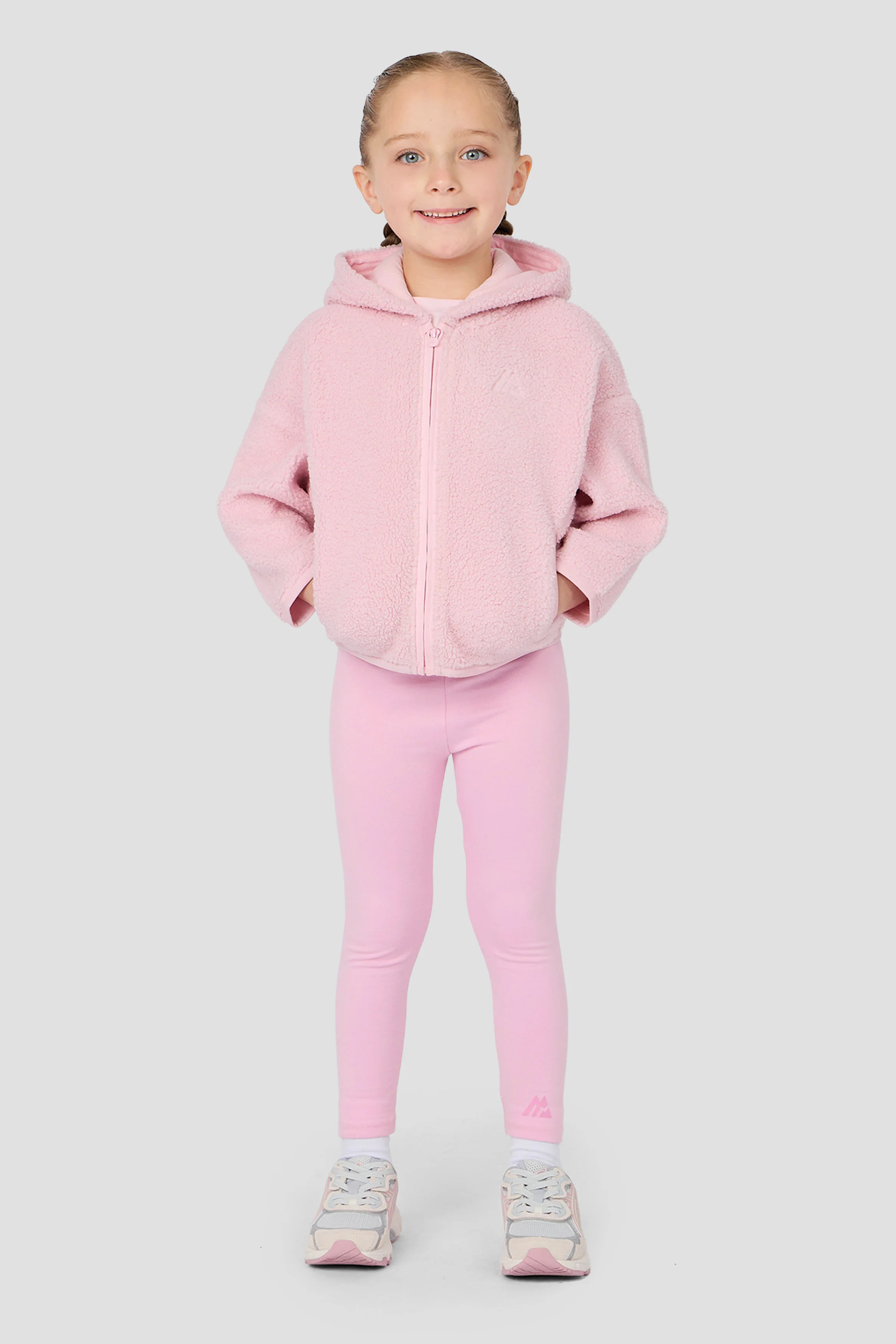 Infant Girls Cloud Hood - Light Pink