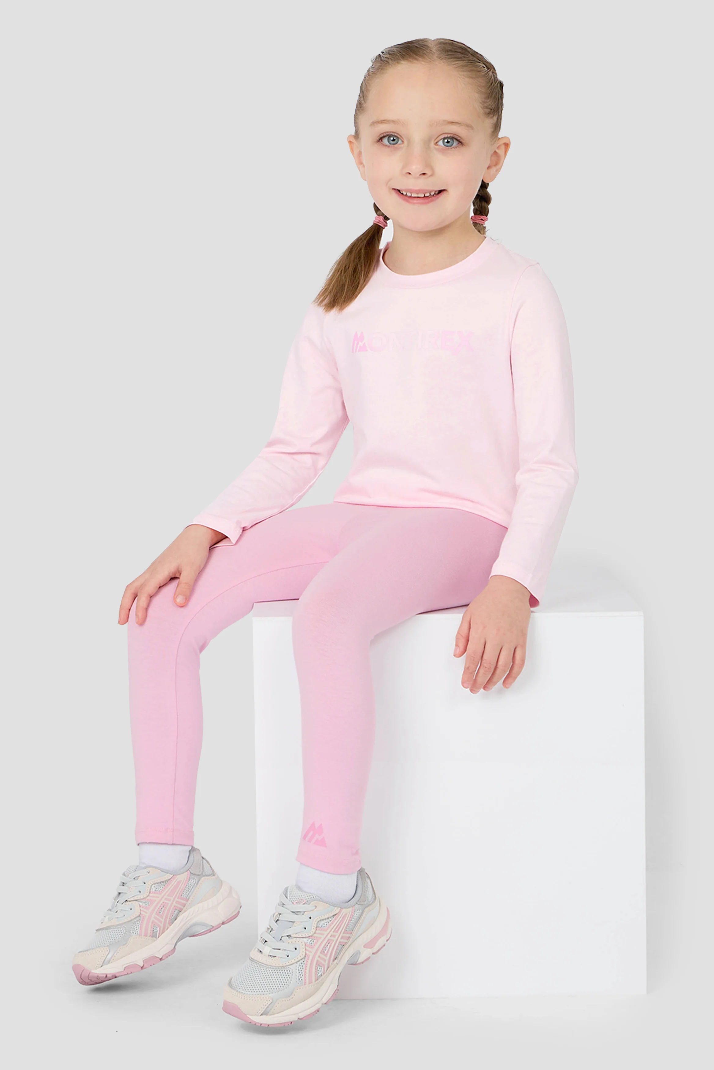 Infant Girls Cloud T-Shirt/Legging Set - Silk Pink - Image 3