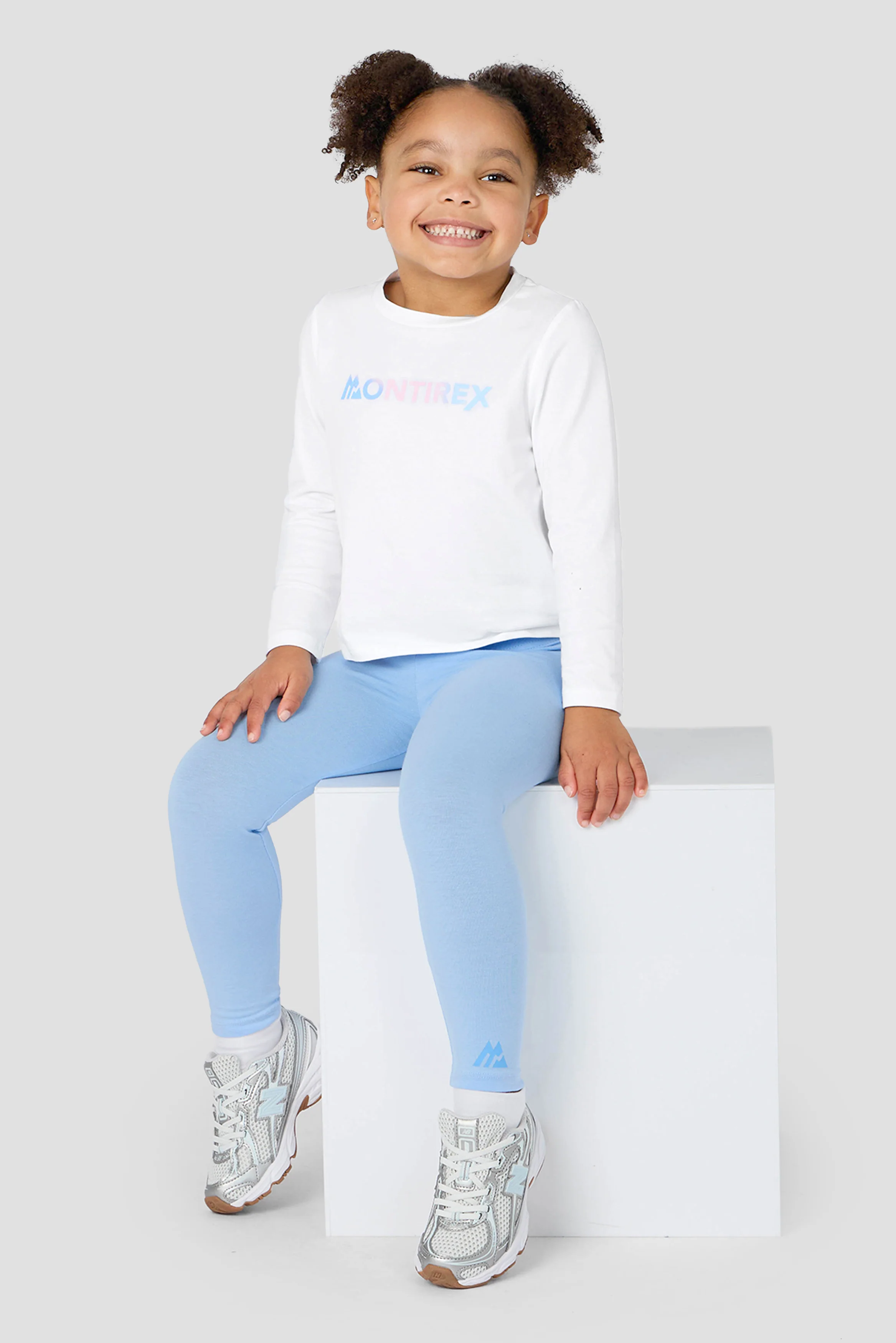 Infants Girls Cloud T-Shirt/Legging Set - Baby Blue - Image 3