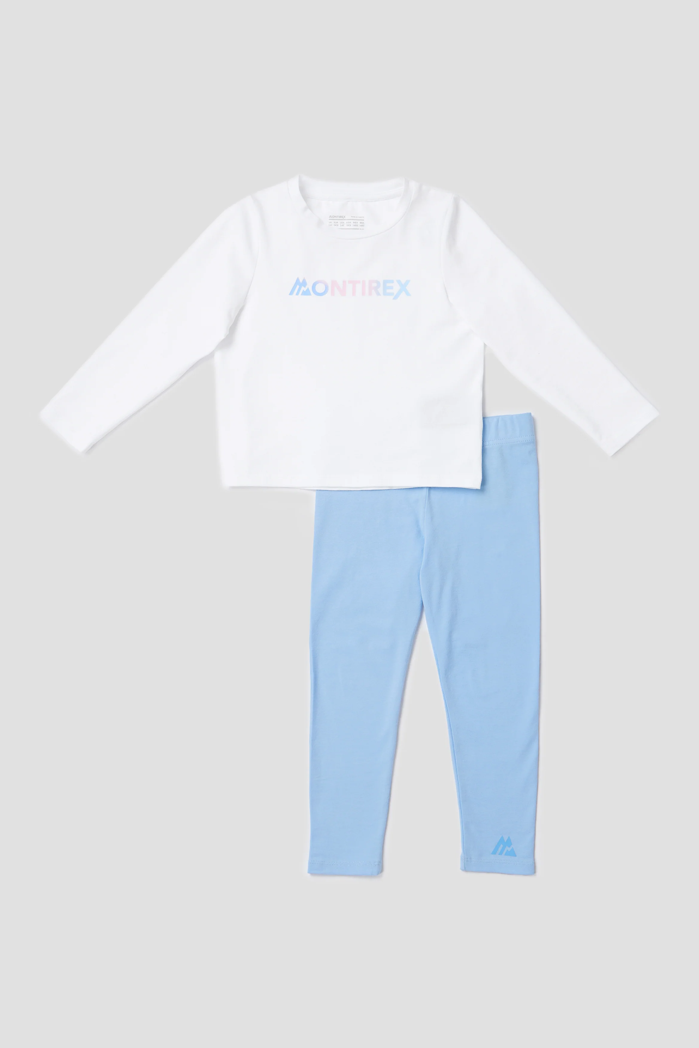 Infants Girls Cloud T-Shirt/Legging Set - Baby Blue - Image 4