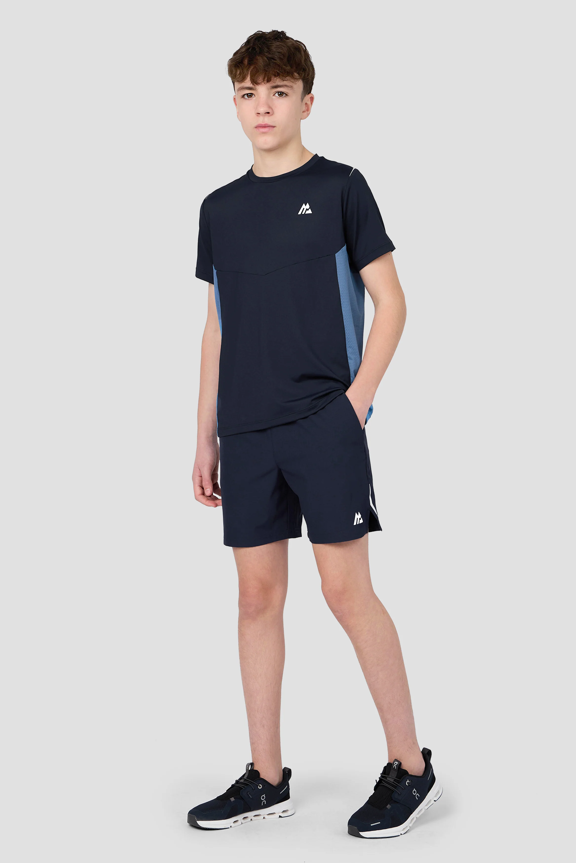 Boys Scope Short - Midnight Blue/Charcoal Blue - Image 4