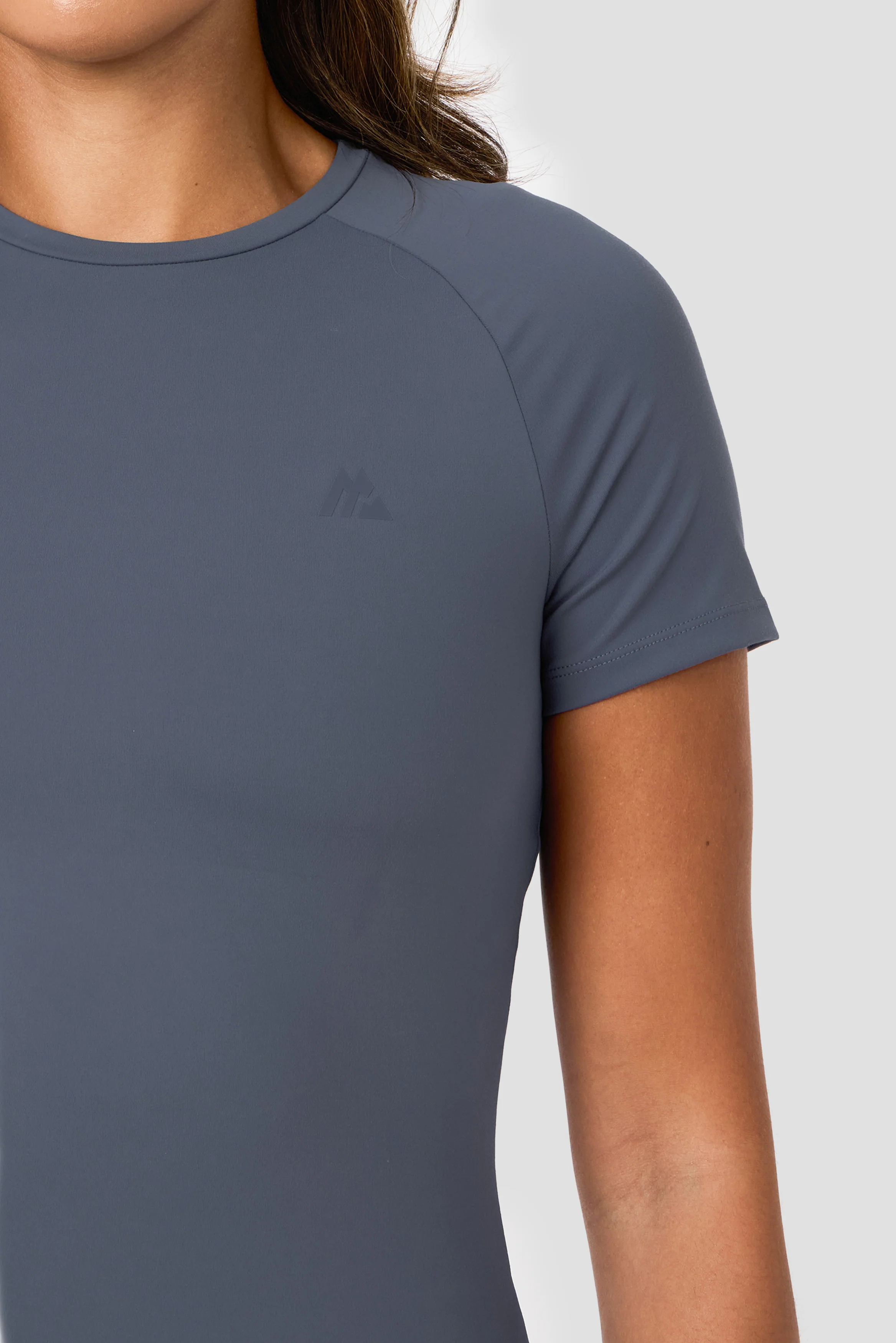 Form Baby T-Shirt - Greyed Indigo - Image 4