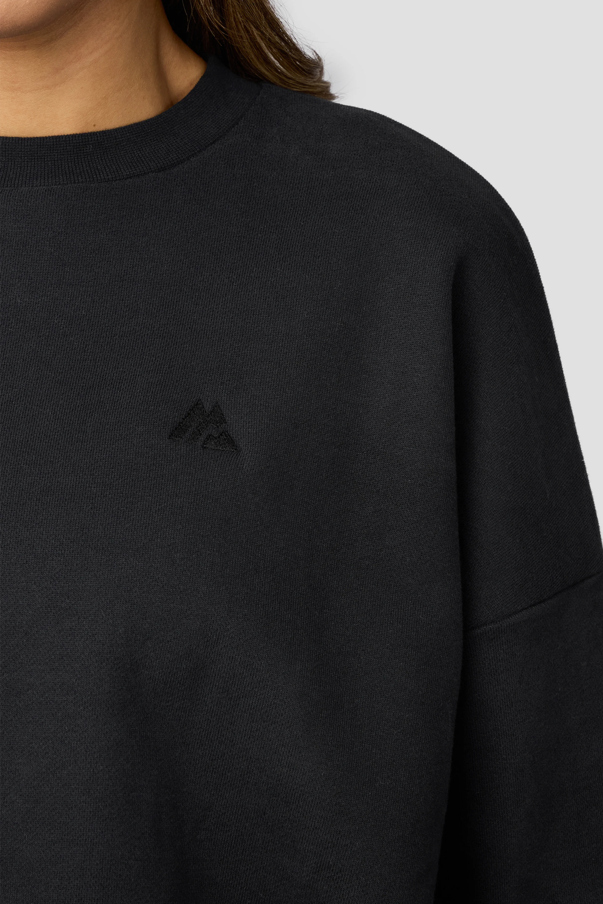 Form Oversized Sweatshirt - Black - Image 3