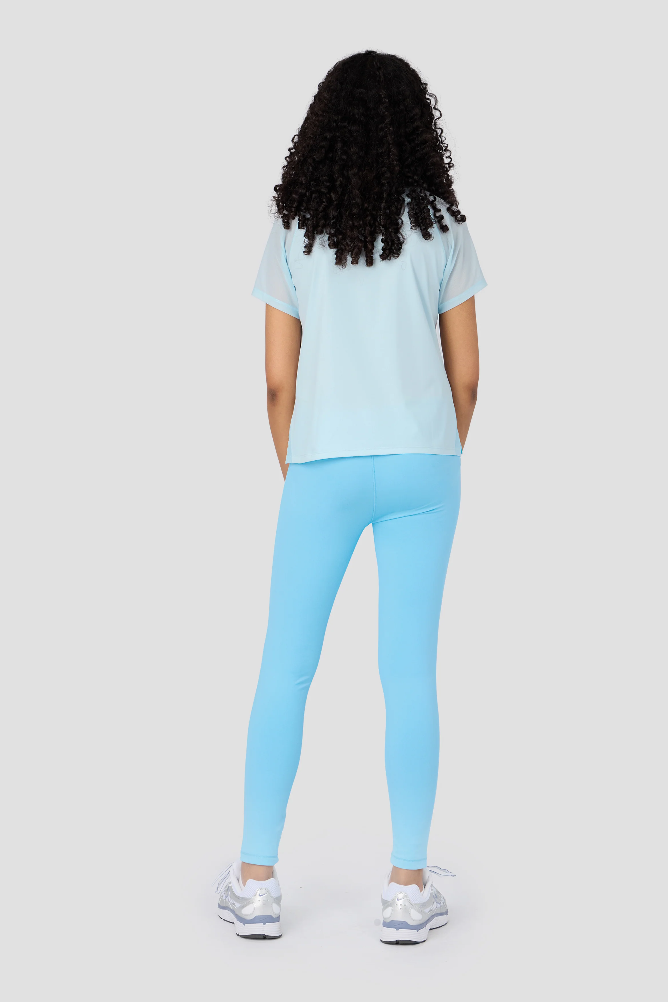 Girls Core Legging - Seashell Blue - Image 4