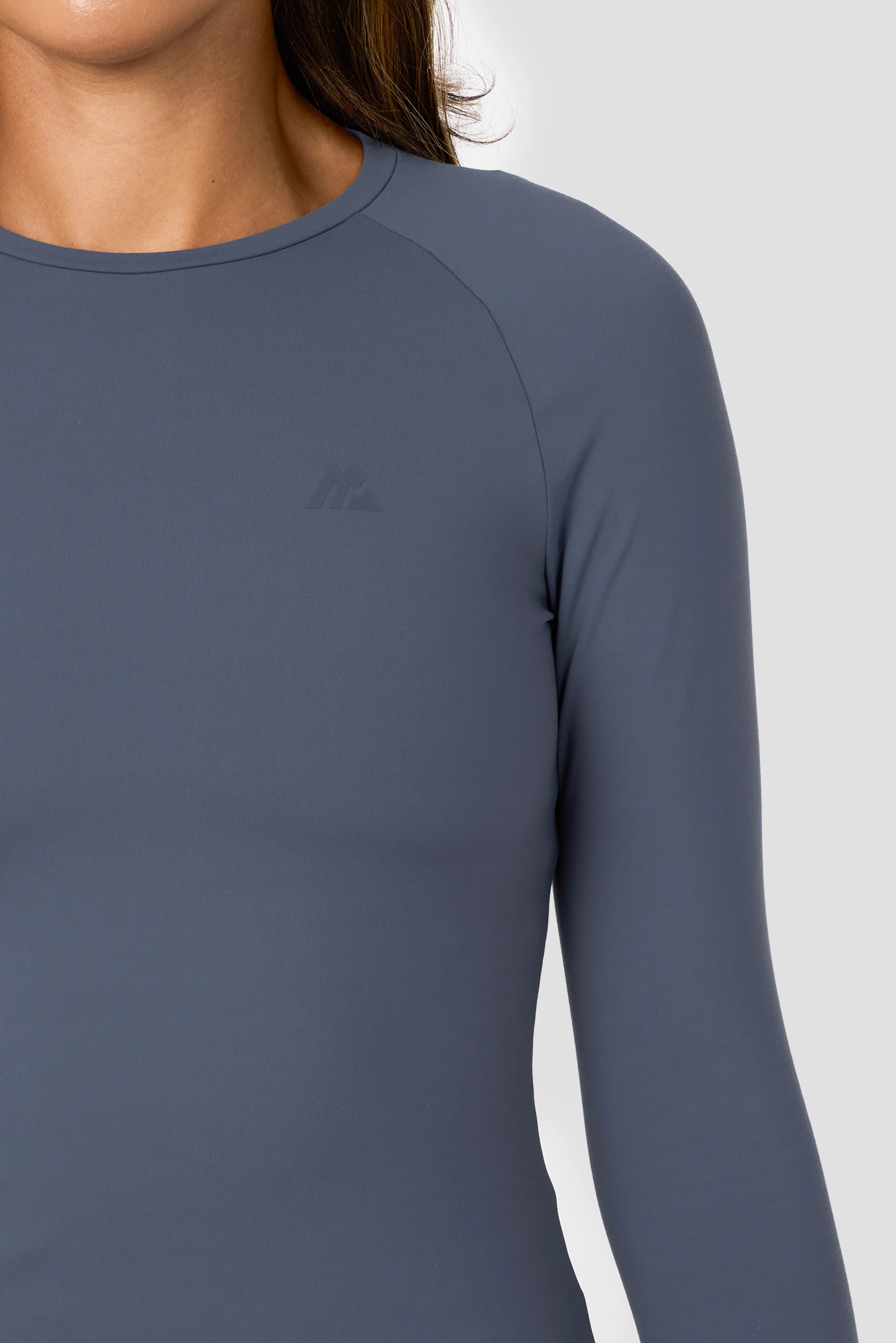 Form Long Sleeve T-Shirt - Greyed Indigo - Image 4