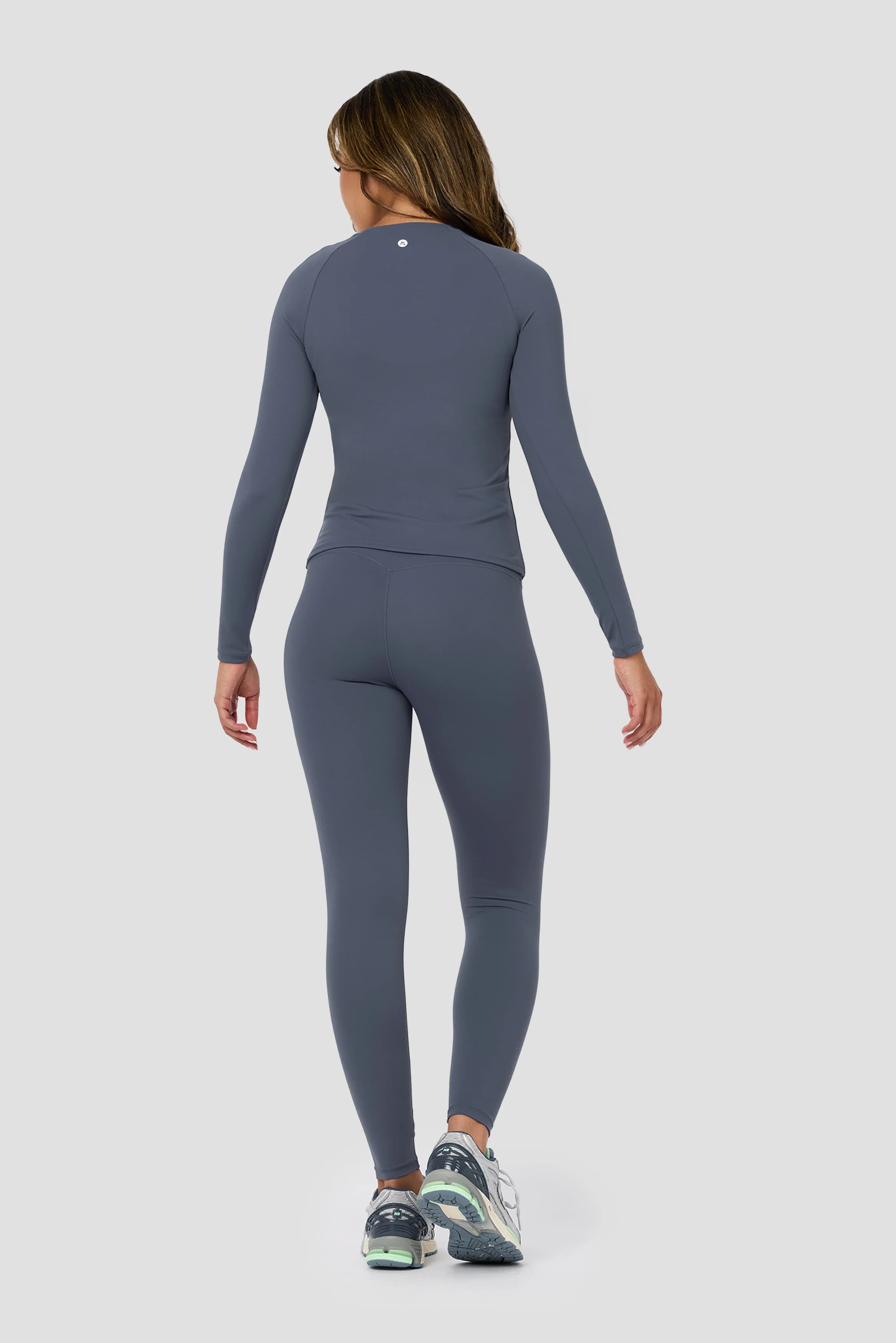 Form Long Sleeve T-Shirt - Greyed Indigo - Image 5