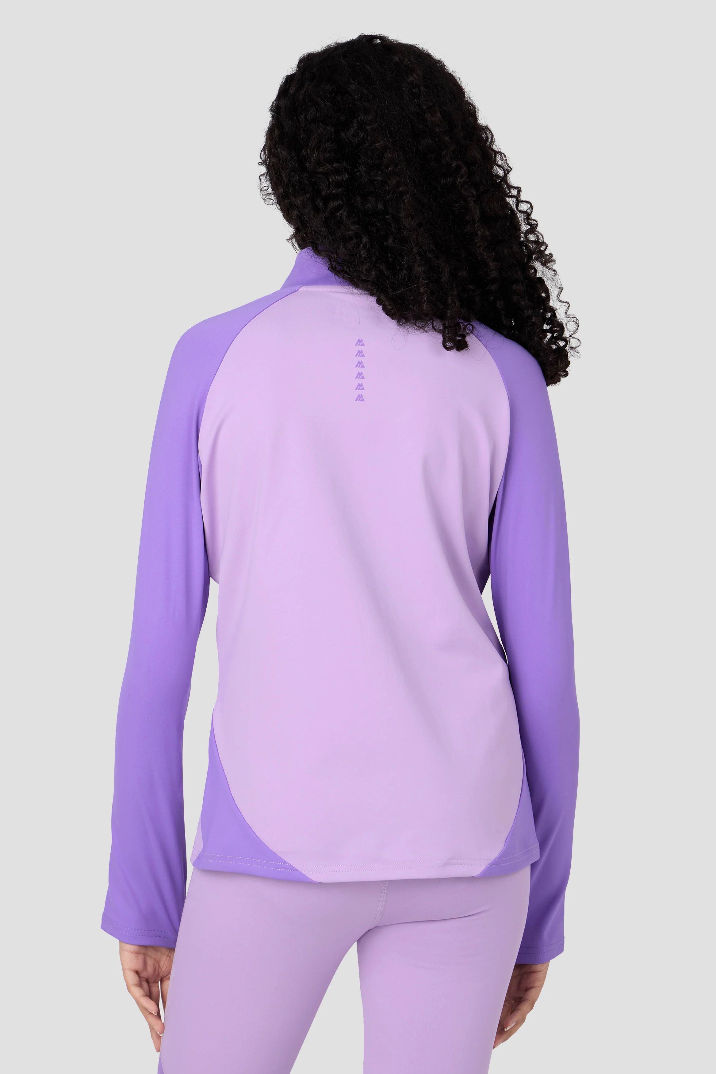 Girls Dash 1/4 Zip - Parma/Royal Purple - Image 2