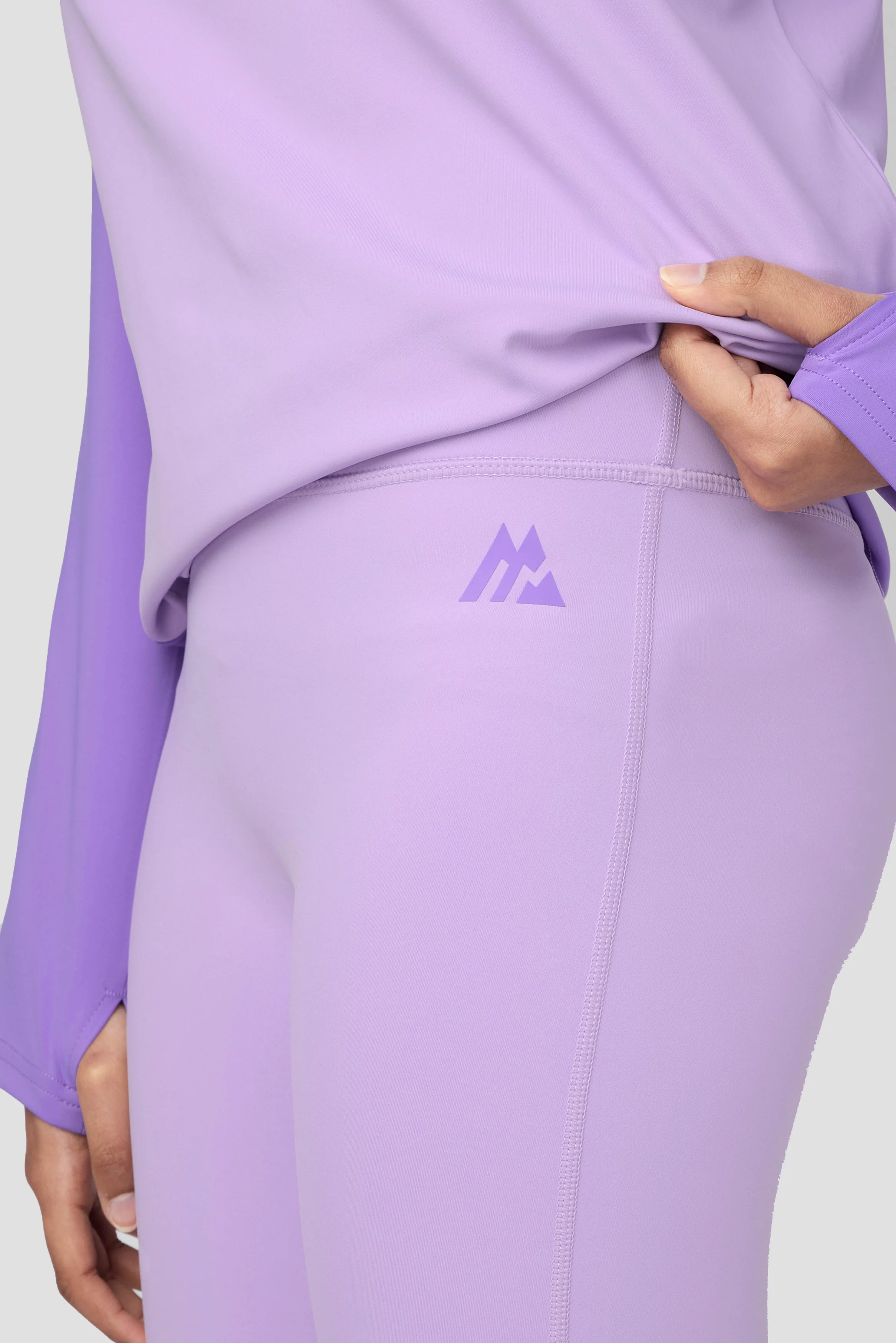 Girls Dash Legging - Parma/Royal Purple - Image 5