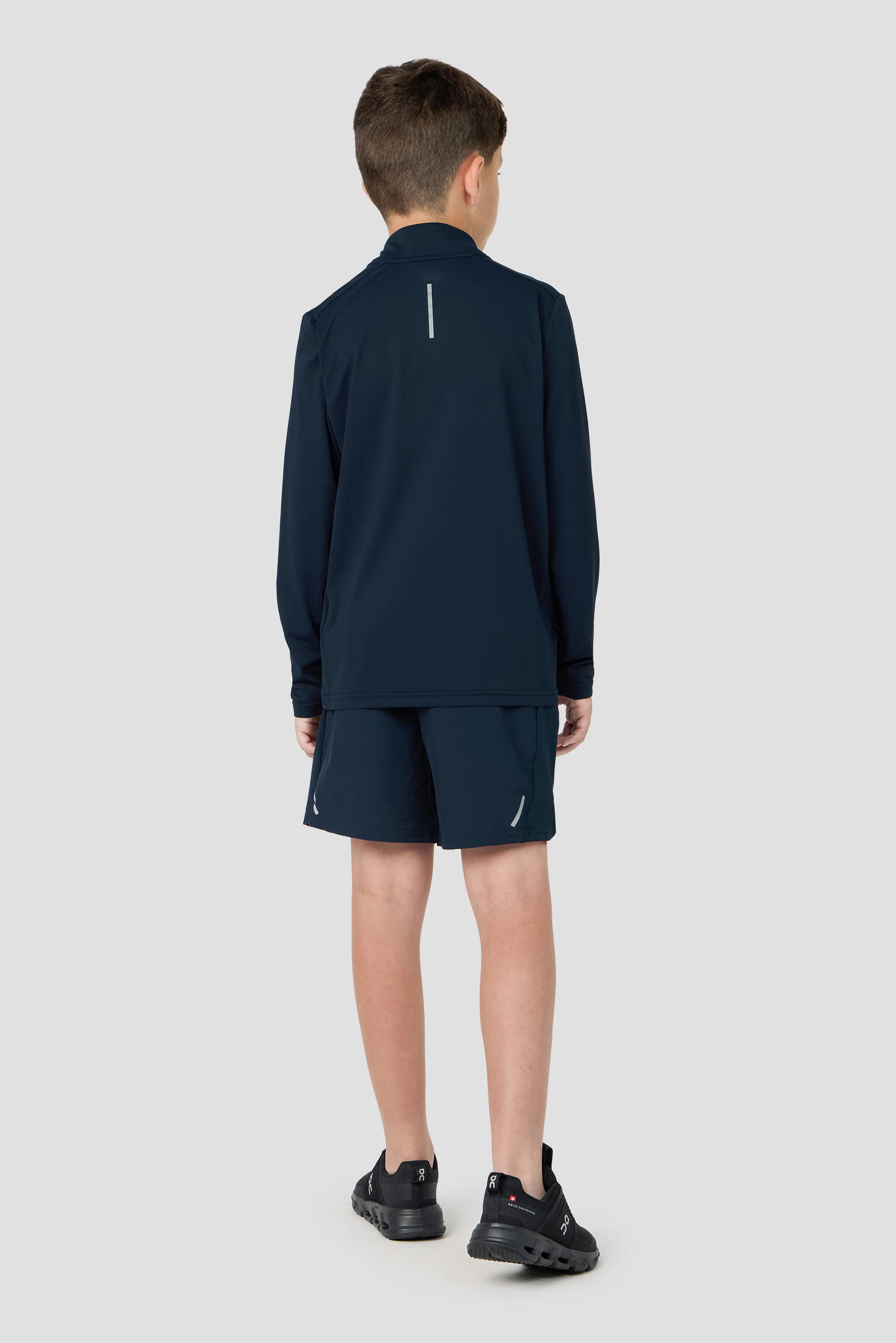Boys Delta 1/4 Zip - Midnight Blue - Image 4