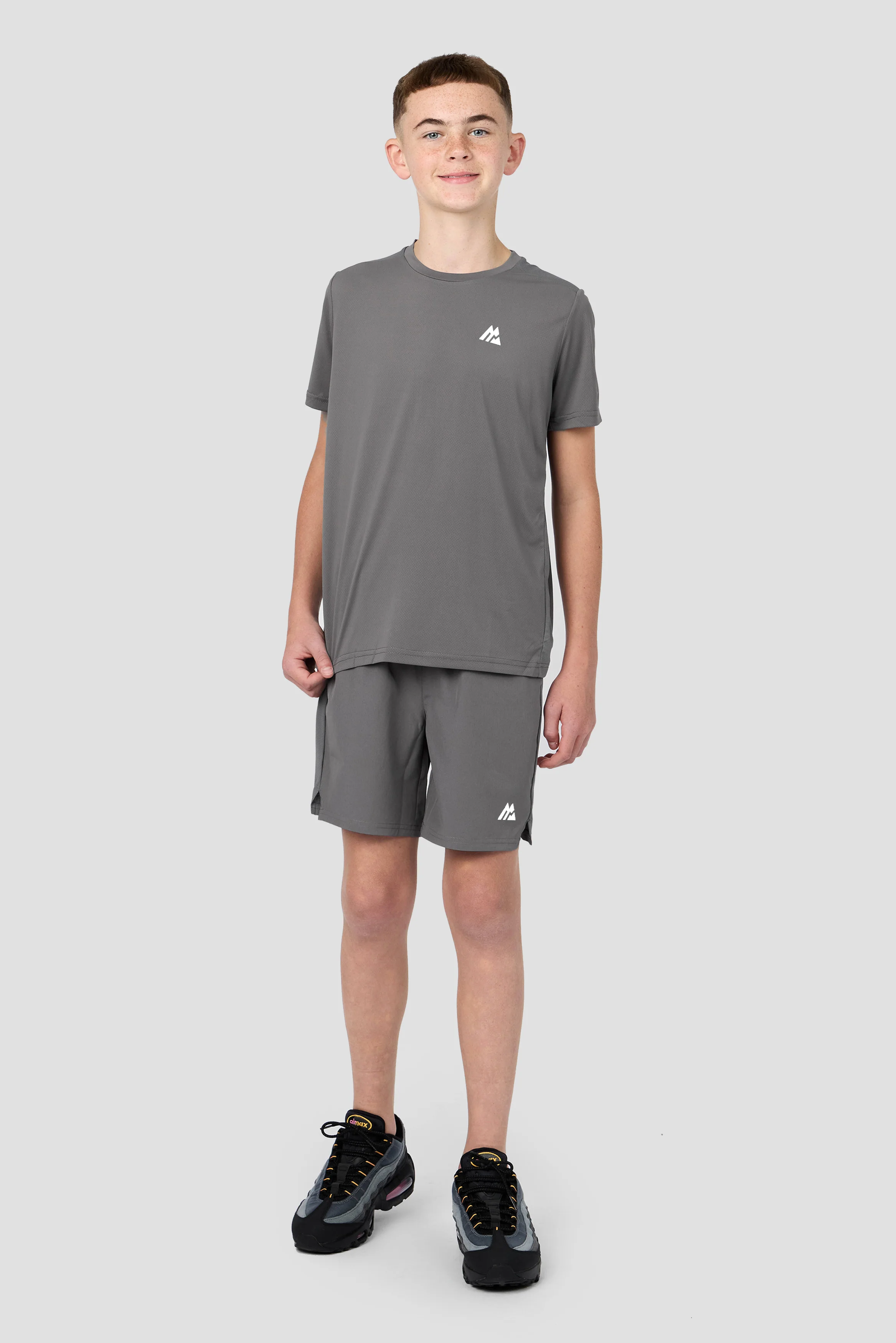 Boys Delta T-Shirt - Cement Grey - Image 4