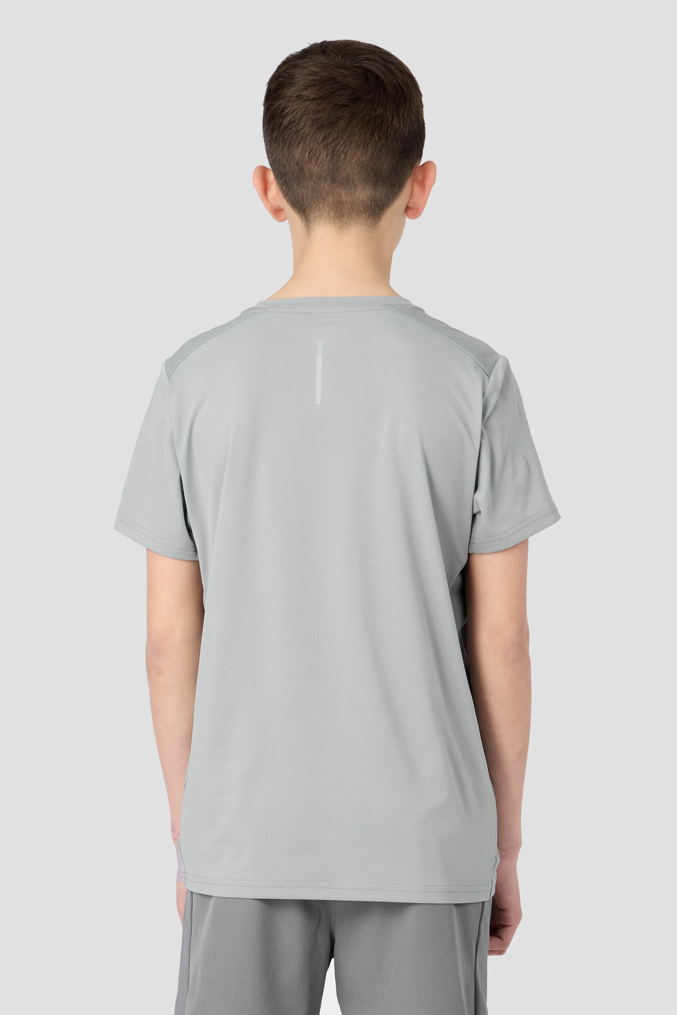 Boys Delta T-Shirt - Platinum Grey - Image 2