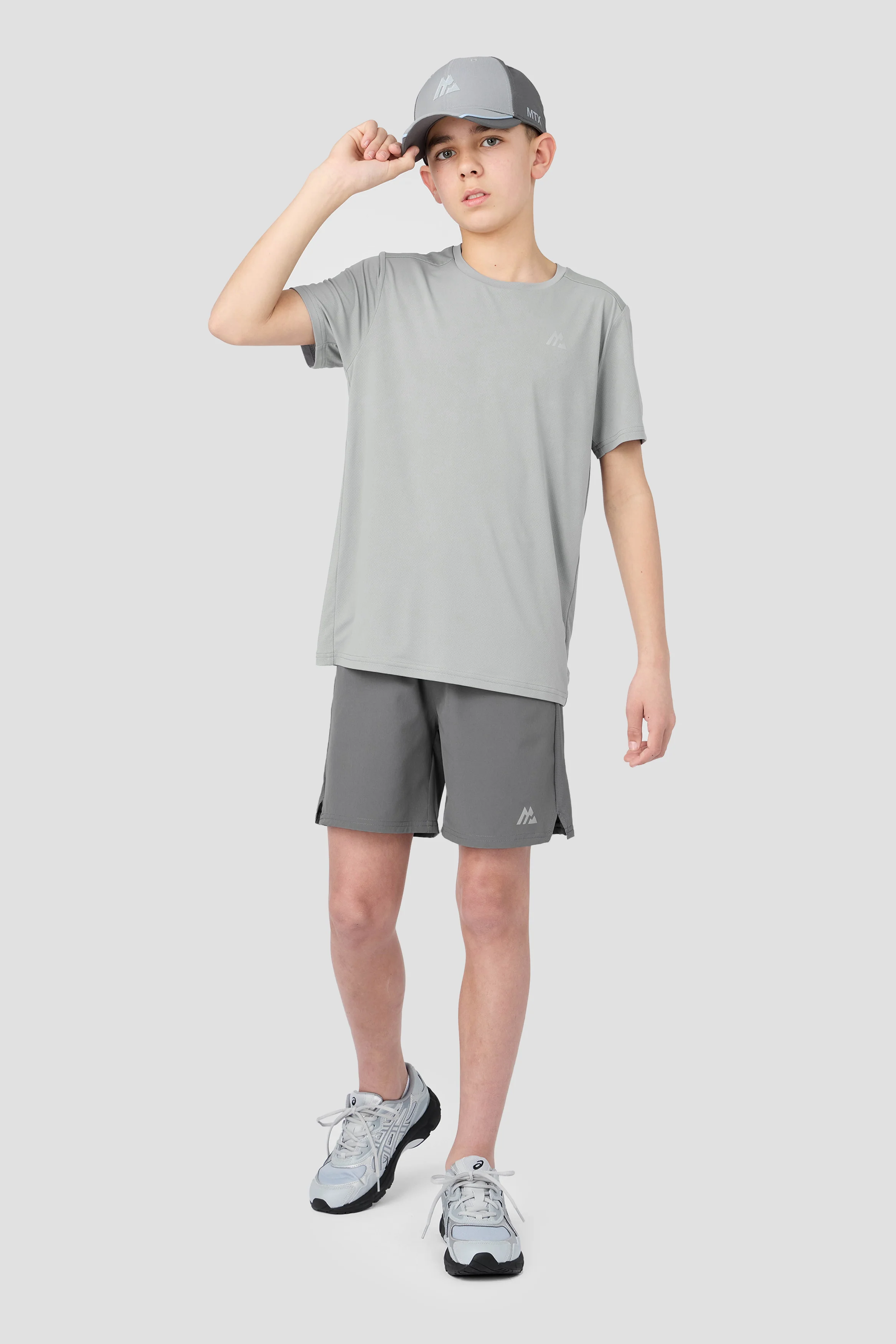 Boys Delta T-Shirt - Platinum Grey - Image 4