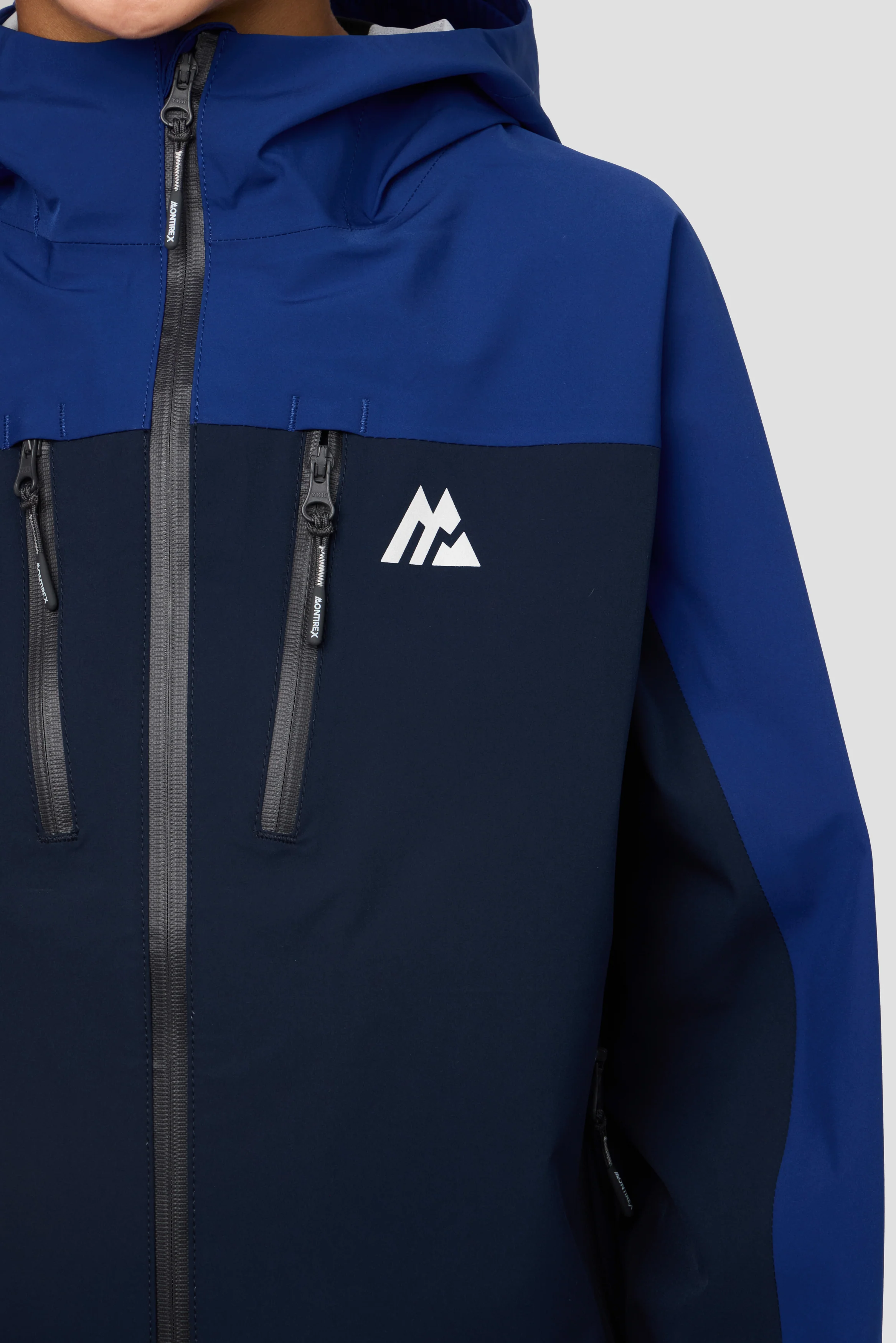 Boys Derecho Waterproof Jacket - Midnight Blue/Marine Blue - Image 7