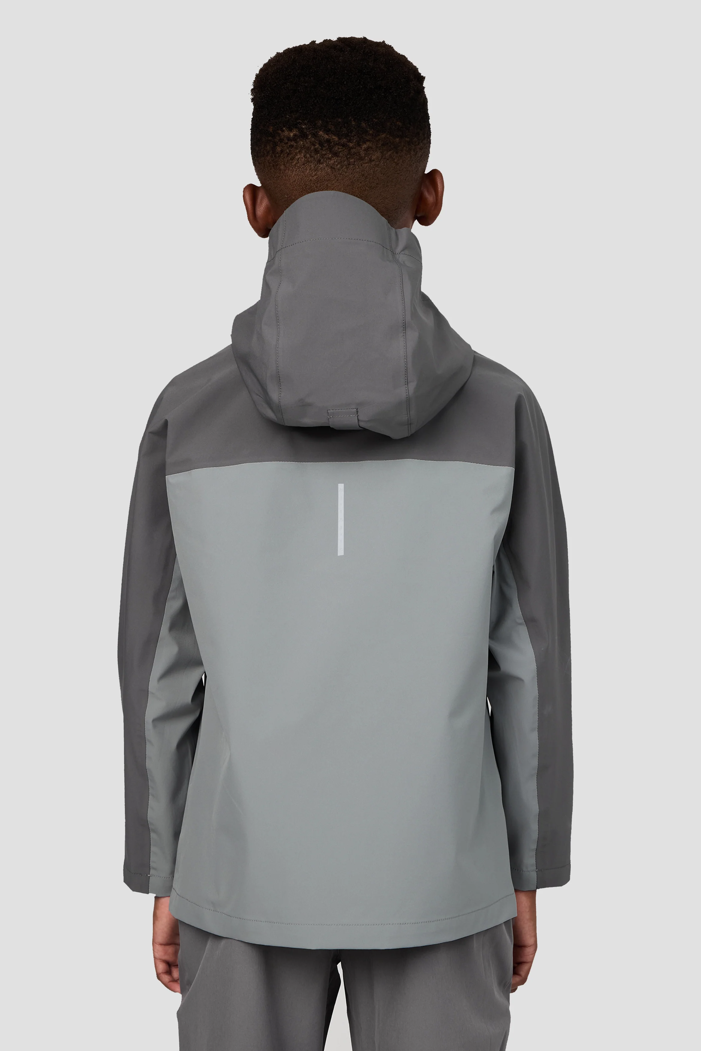 Boys Derecho Waterproof Jacket - Platinum Grey/Cement Grey - Image 2