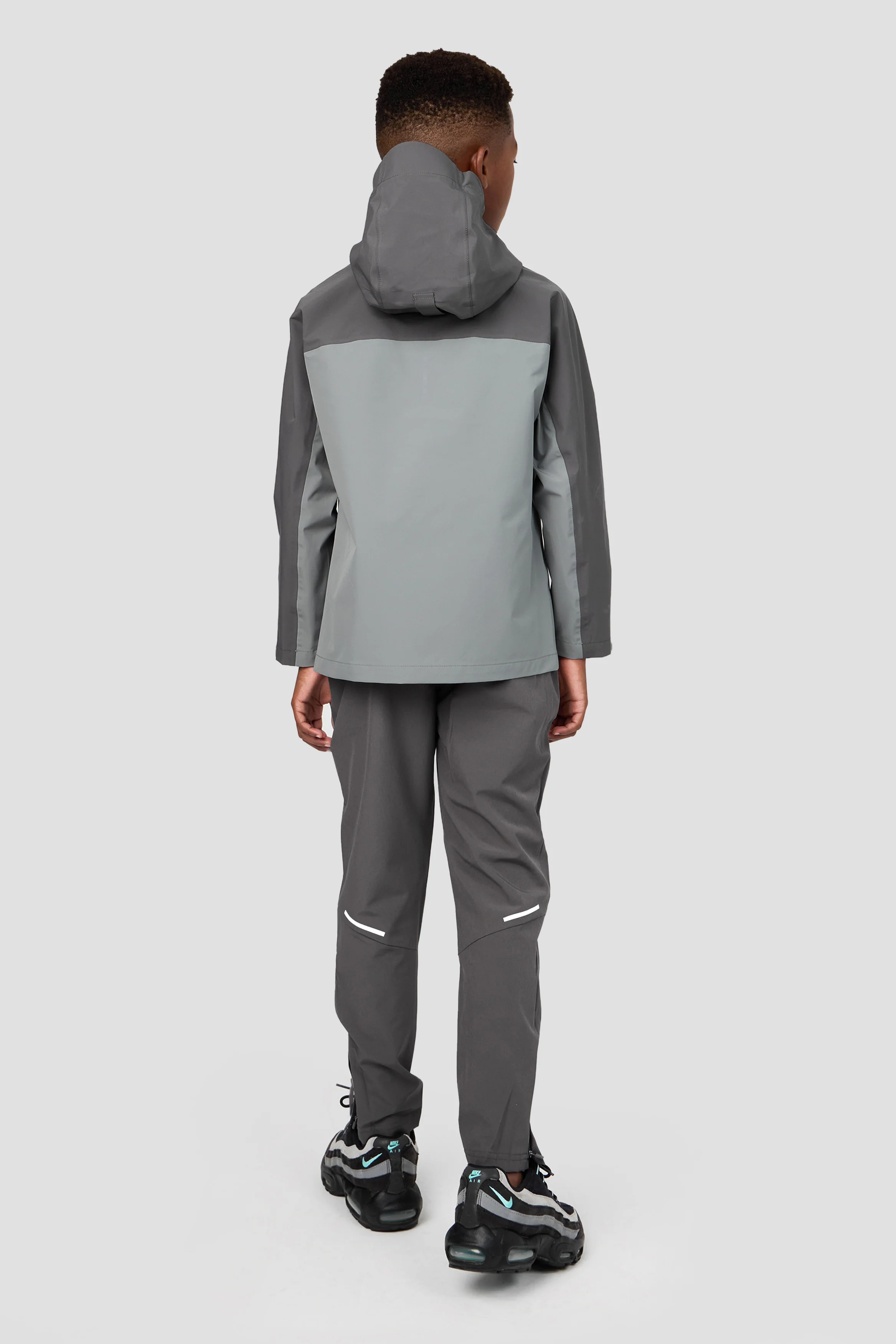 Boys Derecho Waterproof Jacket - Platinum Grey/Cement Grey - Image 4