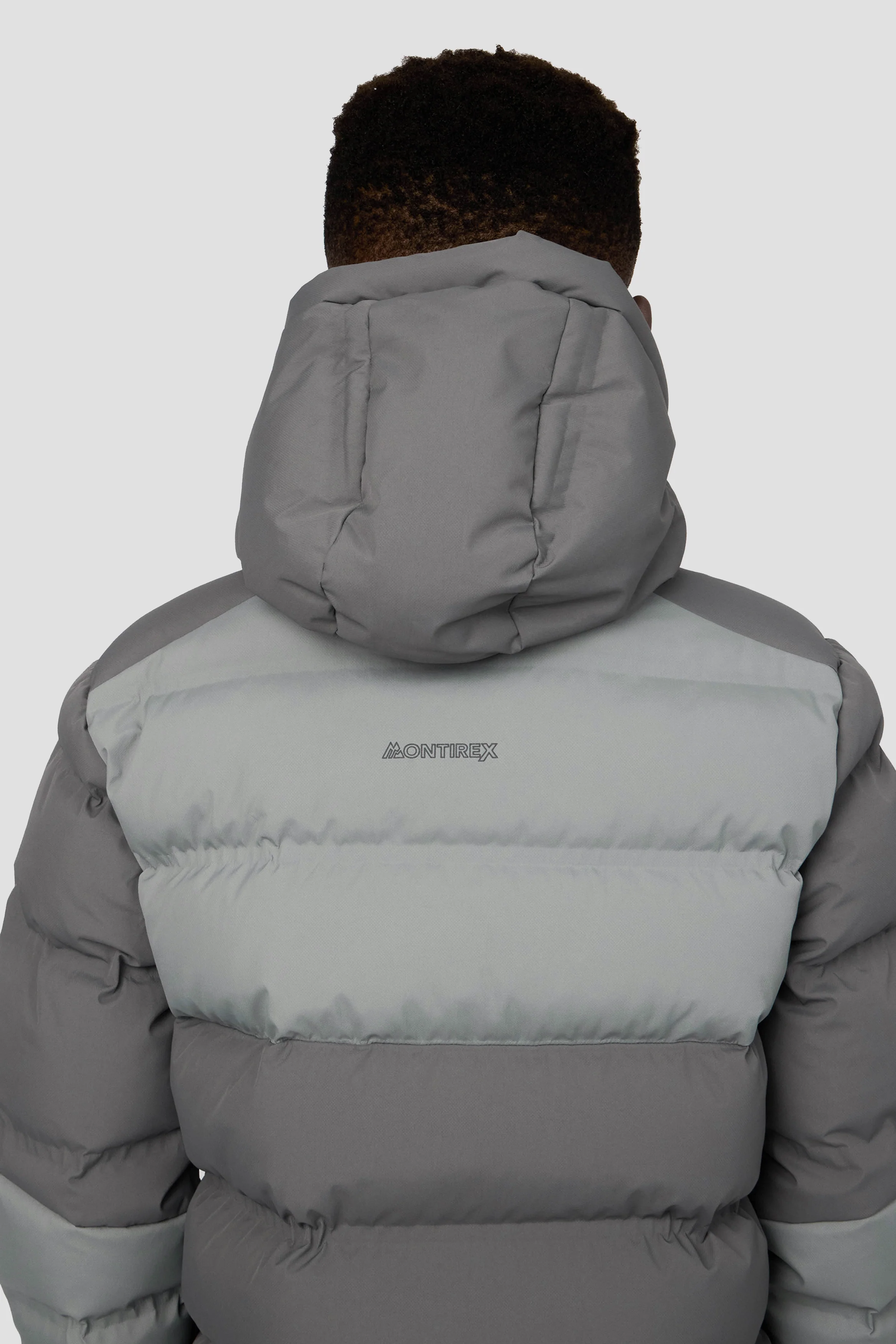 Boys Descent Down Jacket - Cement Grey/Platinum Grey - Image 5