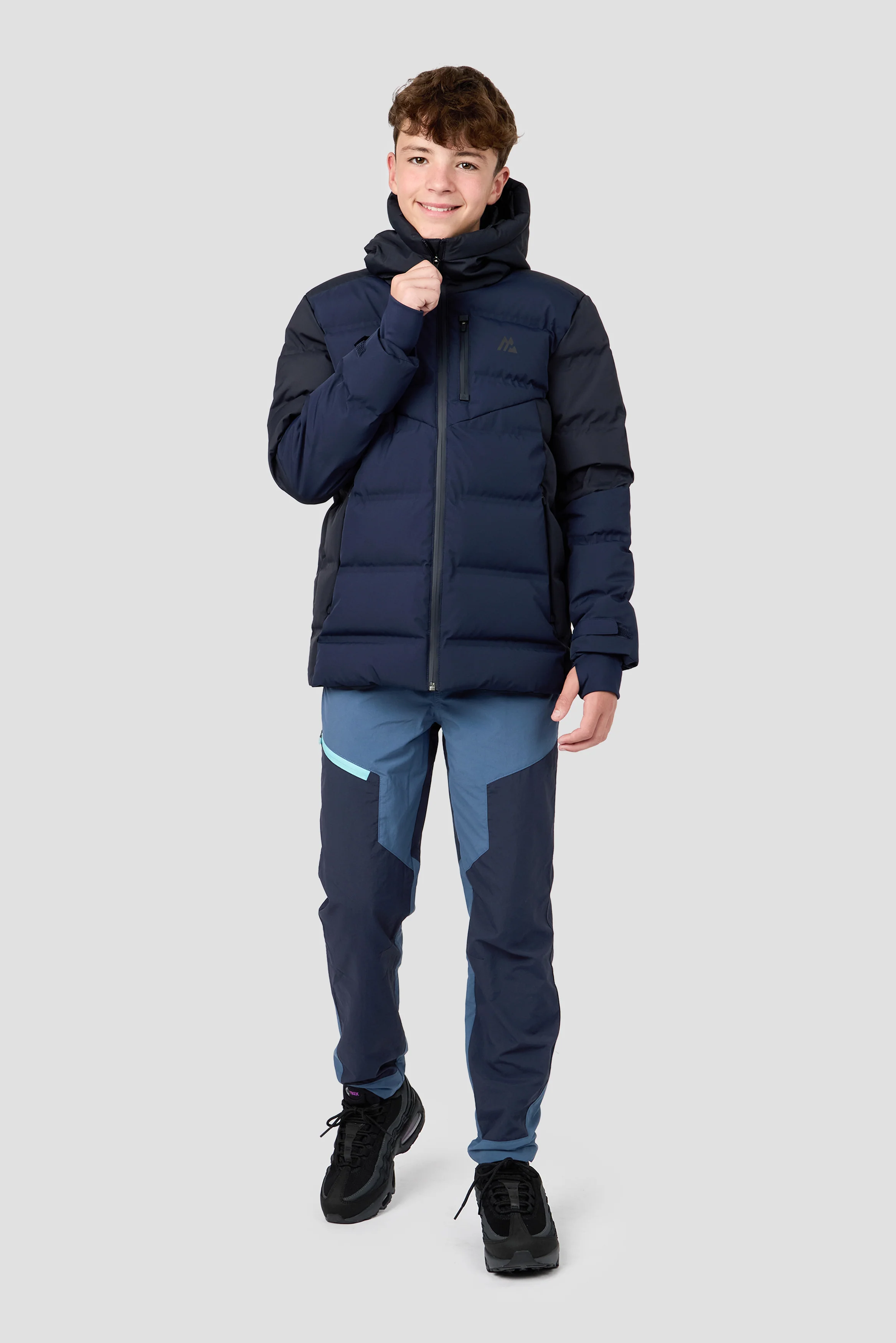 Boys Descent Down Jacket - Space Blue/Midnight Blue - Image 3