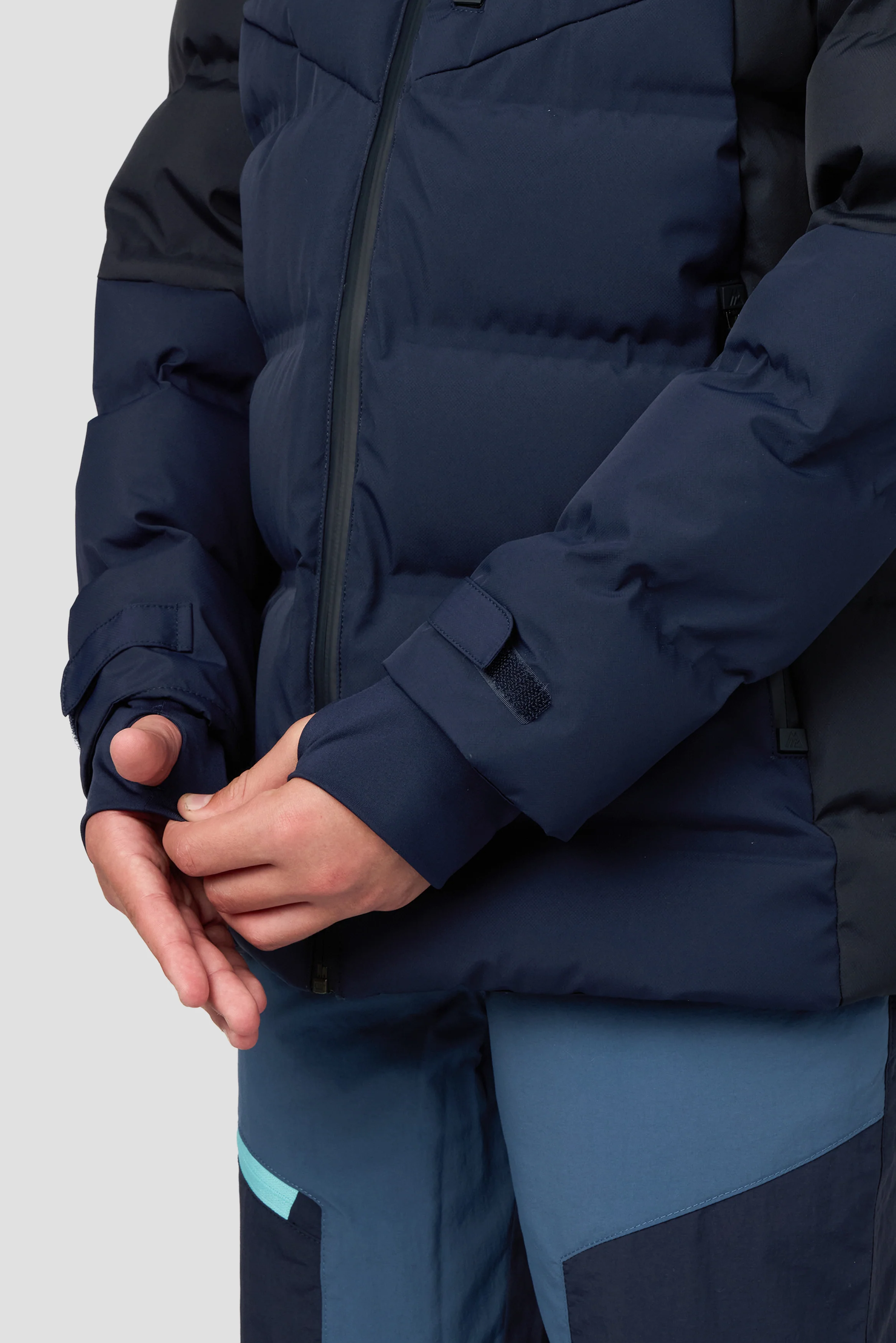 Boys Descent Down Jacket - Space Blue/Midnight Blue - Image 7