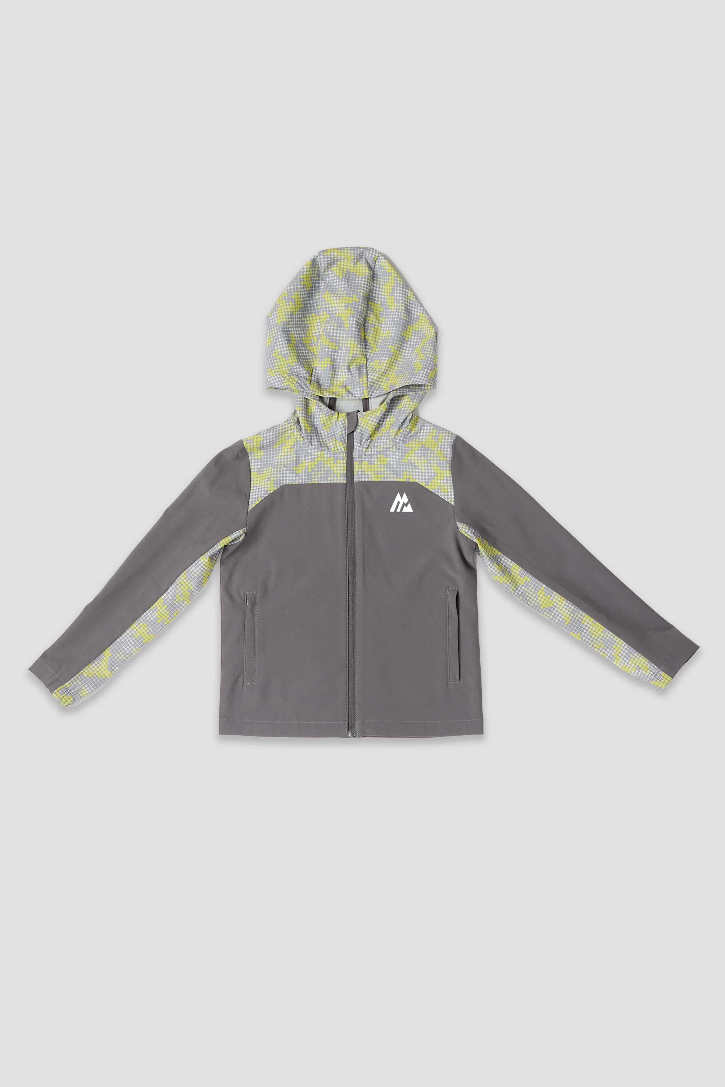 Infant Boys Descent Print Jacket - Cement Grey/Platinum Grey - Image 4