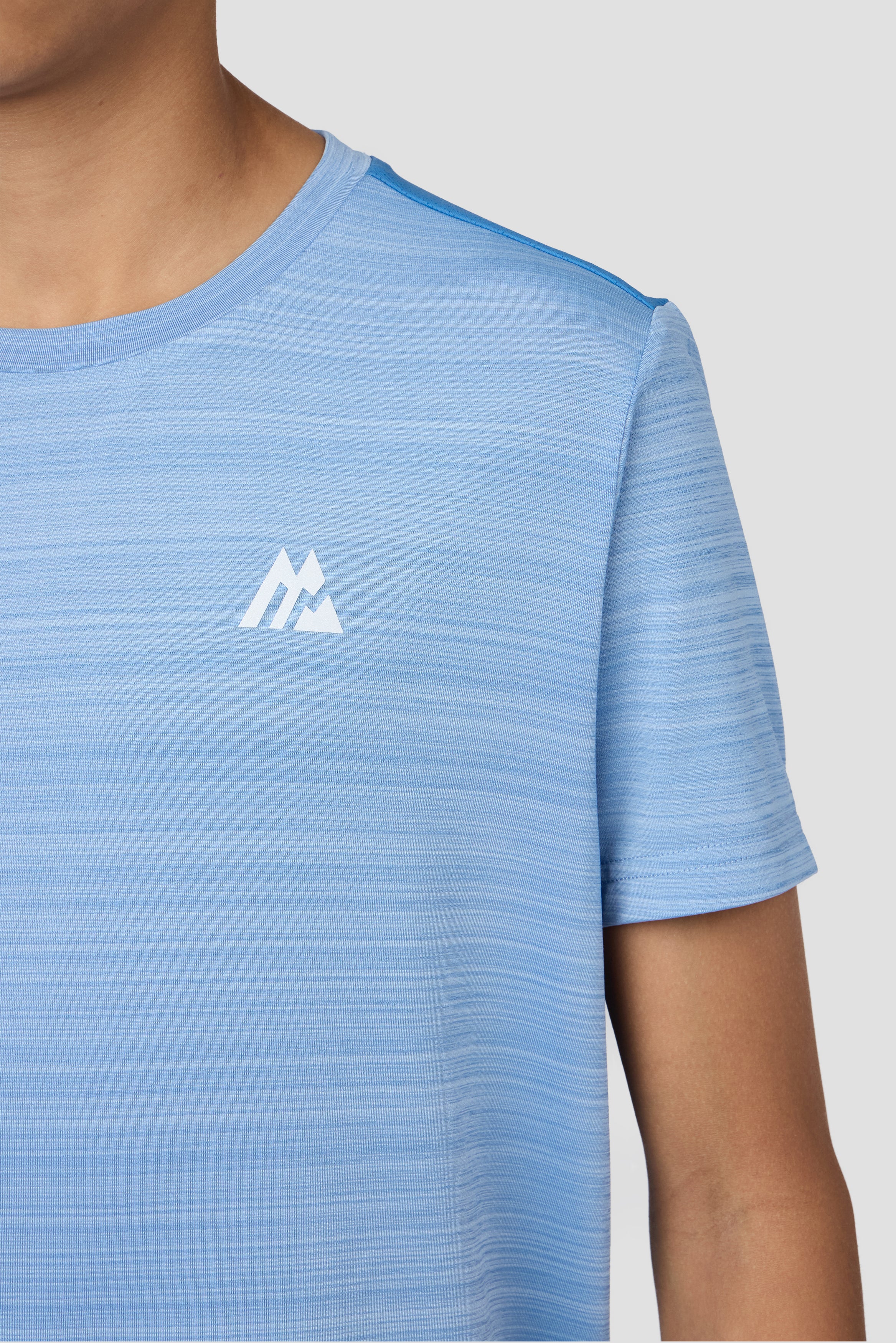 Boys Drift T-Shirt - Cloudy Blue/Charcoal Blue - Image 3