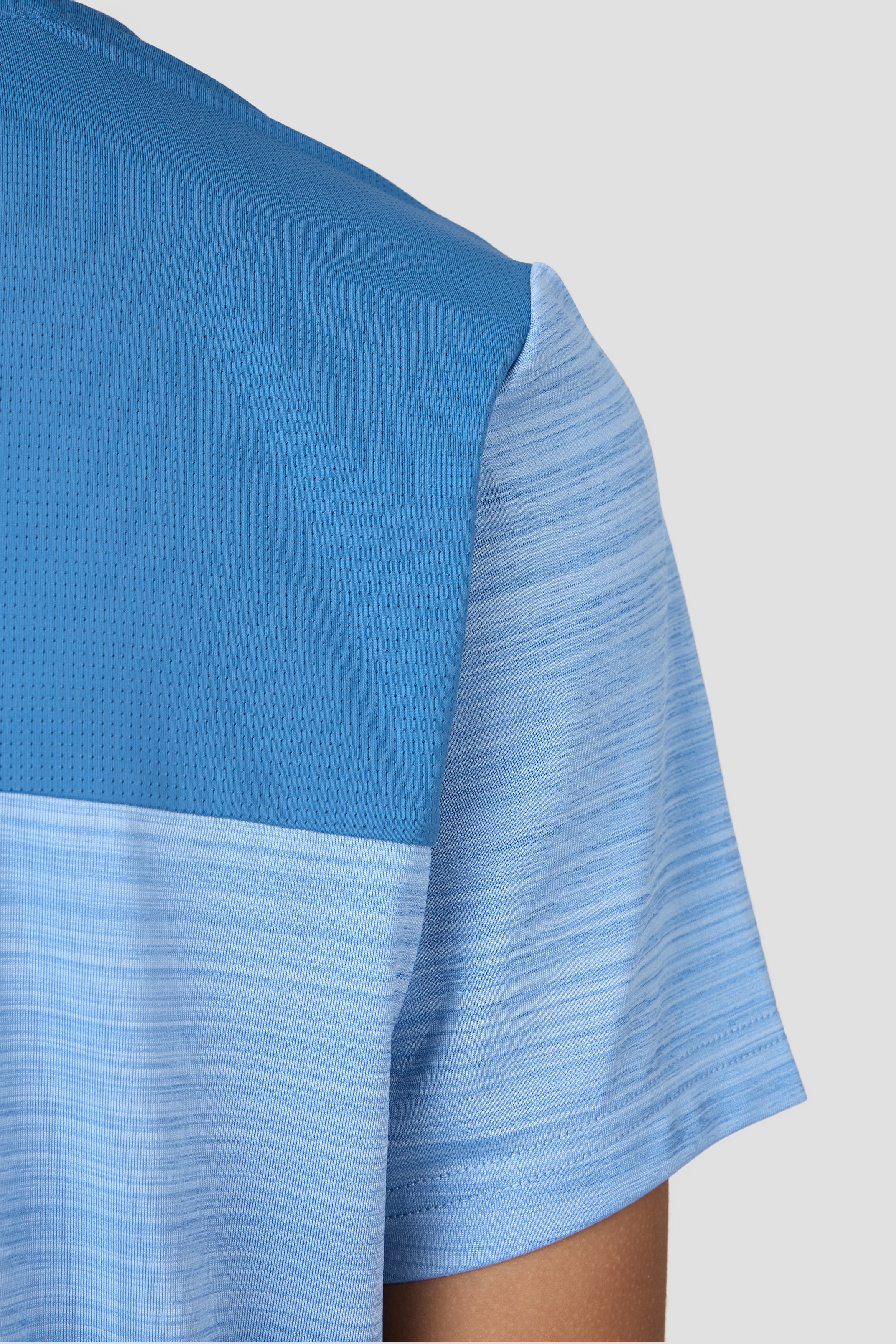 Boys Drift T-Shirt - Cloudy Blue/Charcoal Blue - Image 4