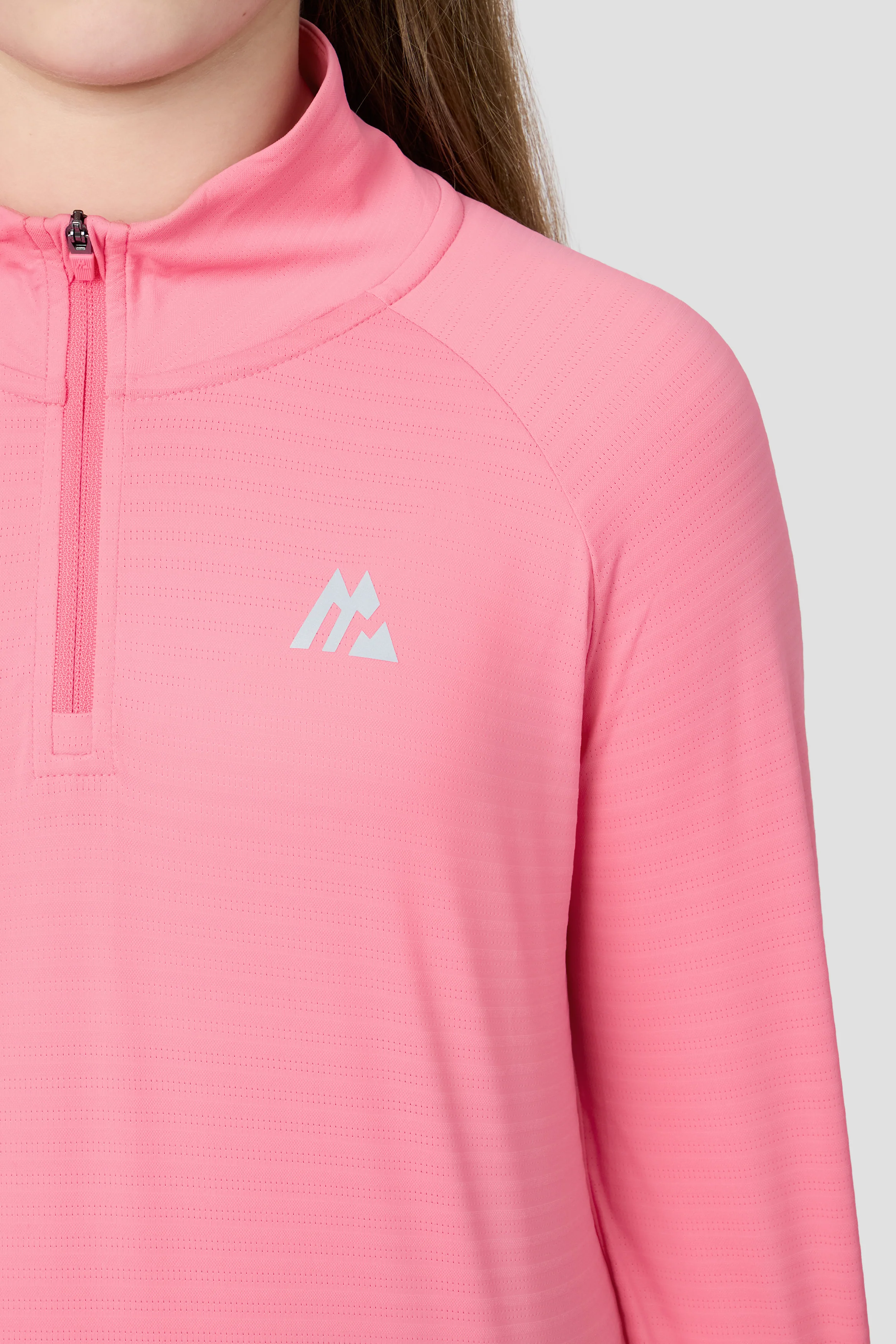 Girls Energy 1/4 Zip - Pink Blossom - Image 3