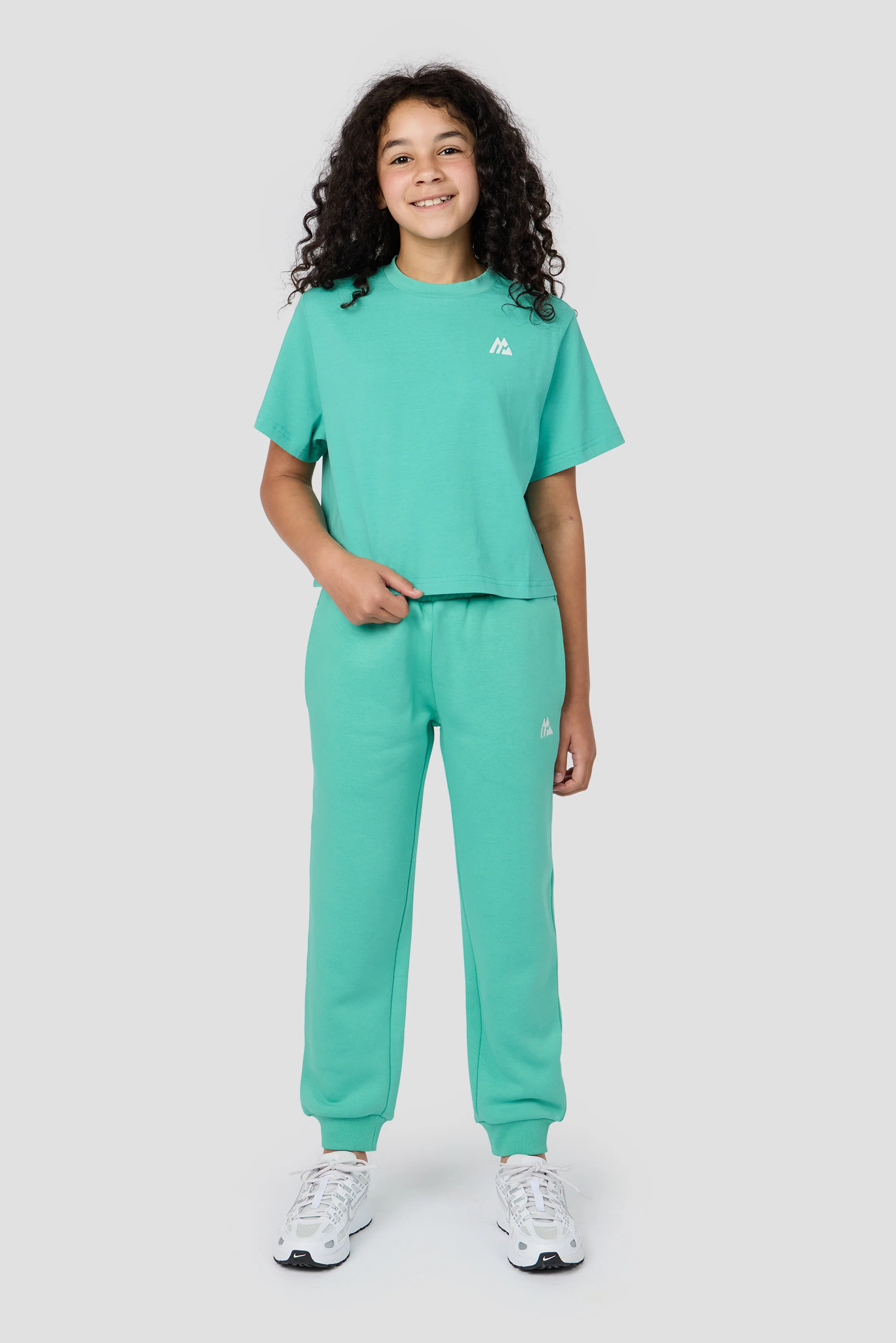 Girls Essence T-Shirt - Mineral Green - Image 3