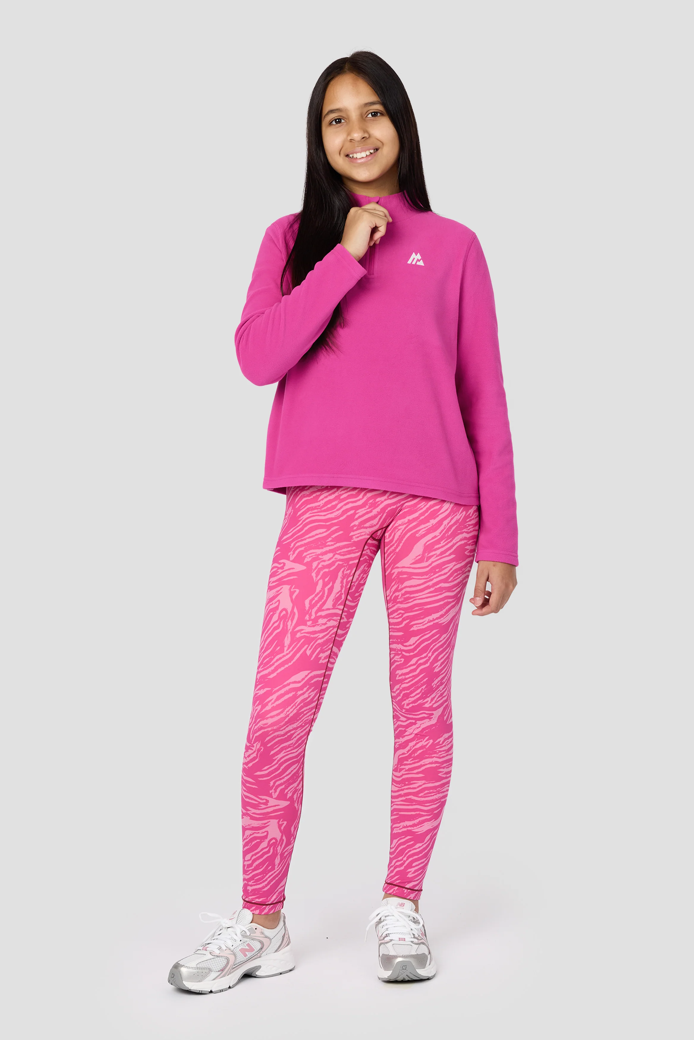 Girls Everest Polartec® Oversized 1/4 Zip Fleece - Anastasia - Image 4
