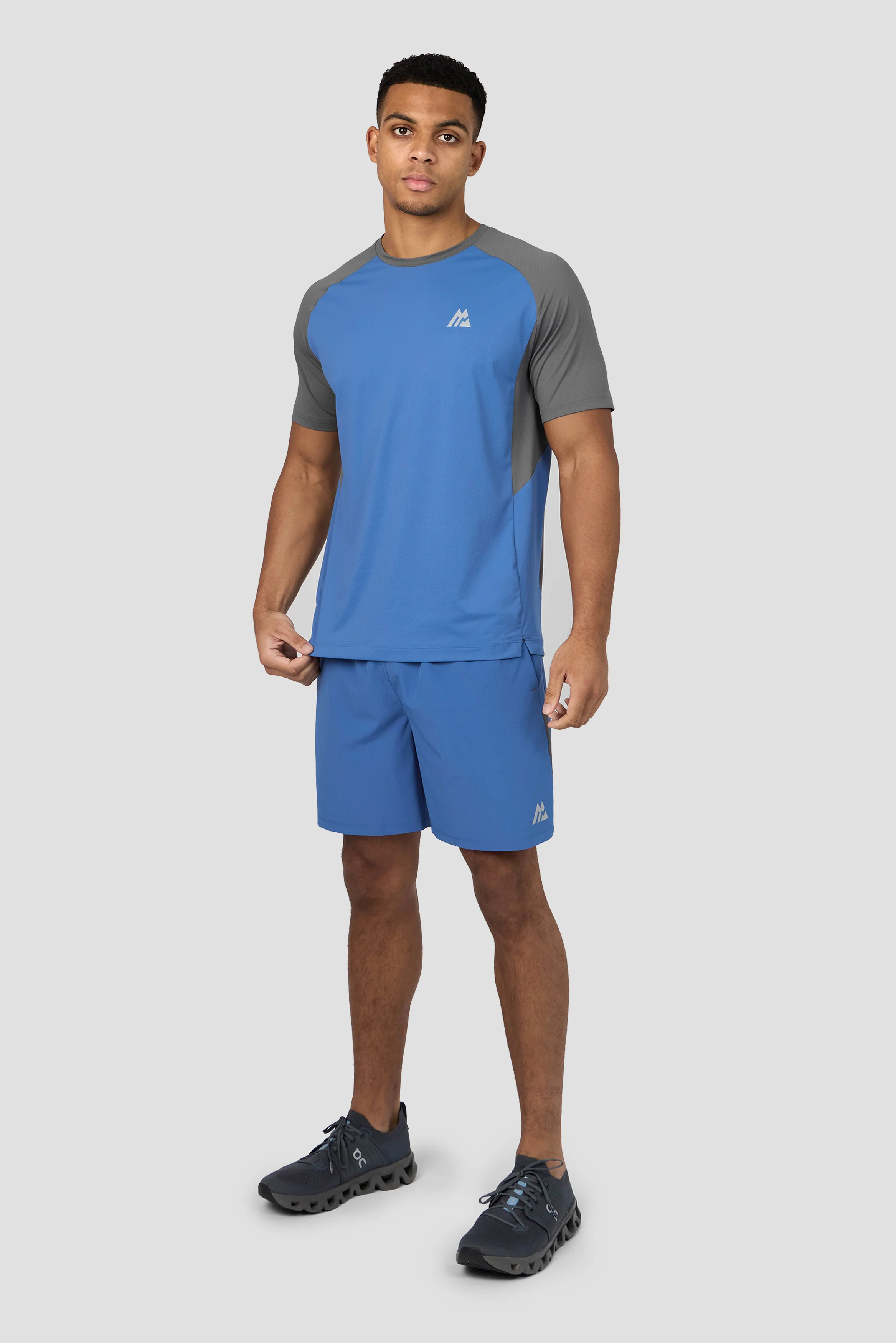 Force T-Shirt - Charcoal Blue/Cement Grey - Image 4
