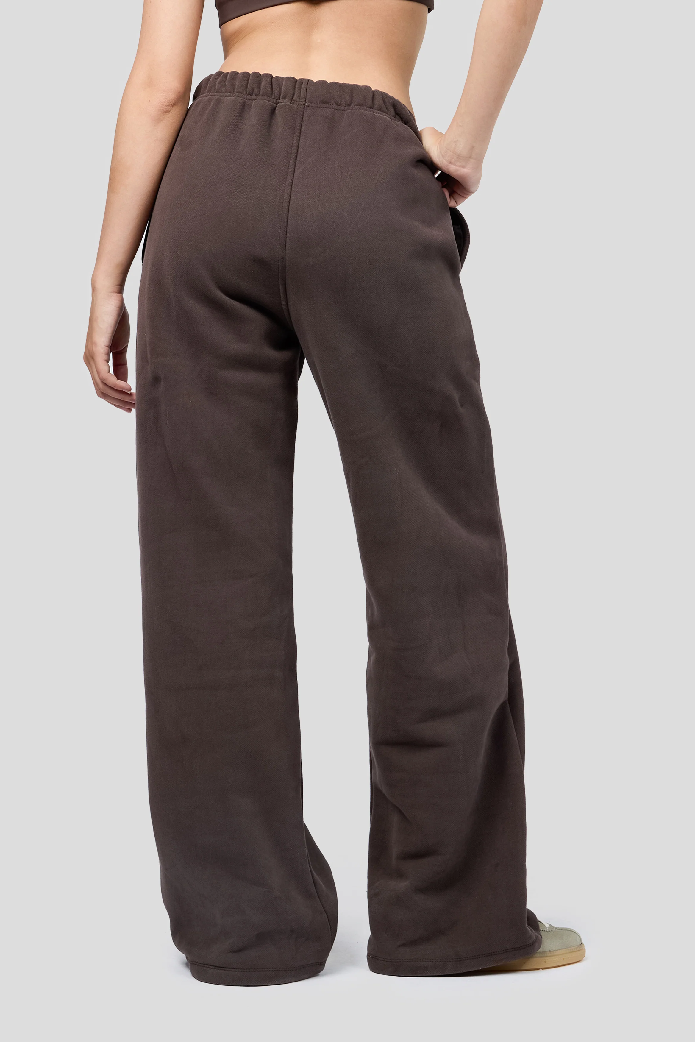 Form Fleece Wide Jogger - Cocoa - Image 5