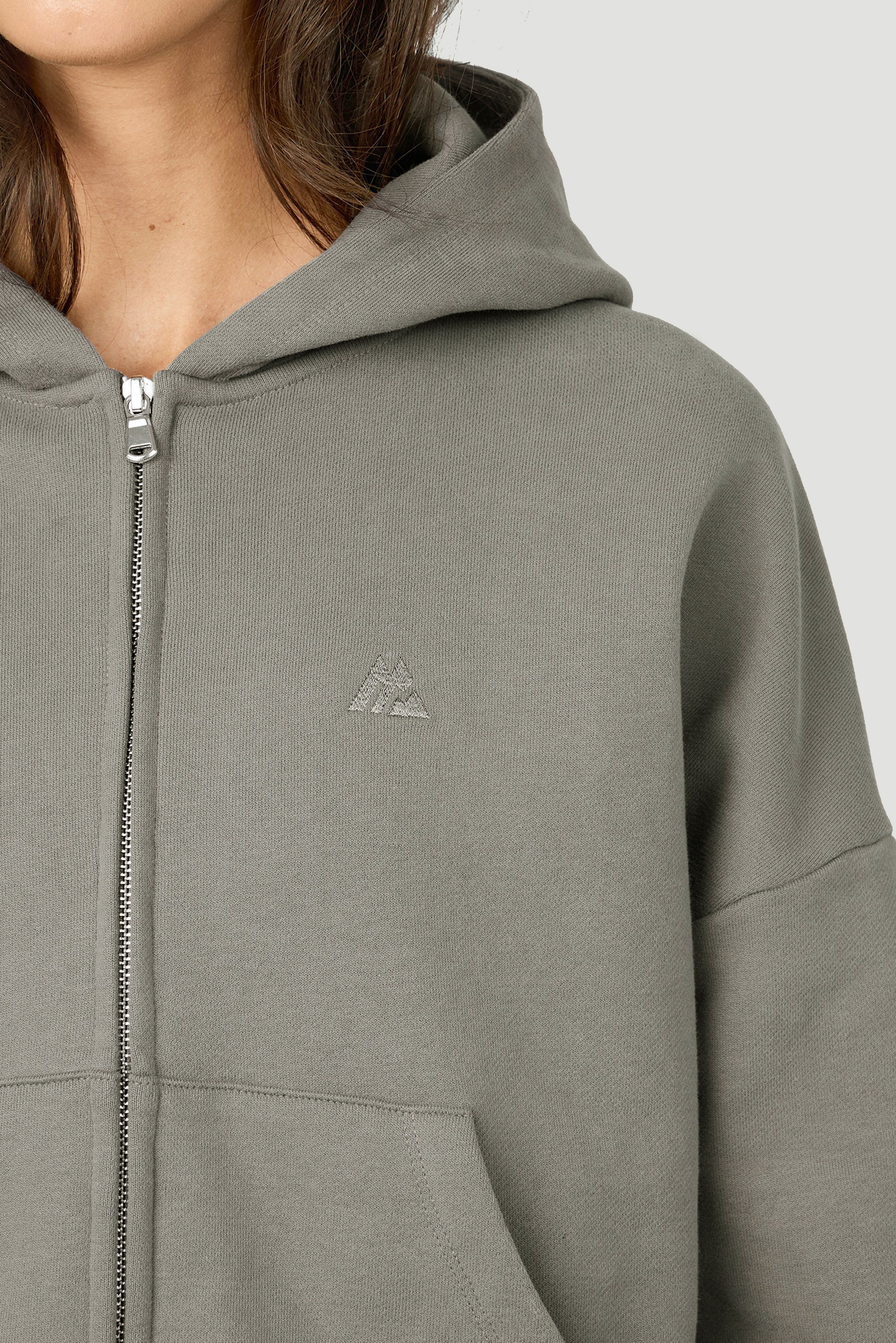 Form Full Zip Hood - Dark Olive - Image 3
