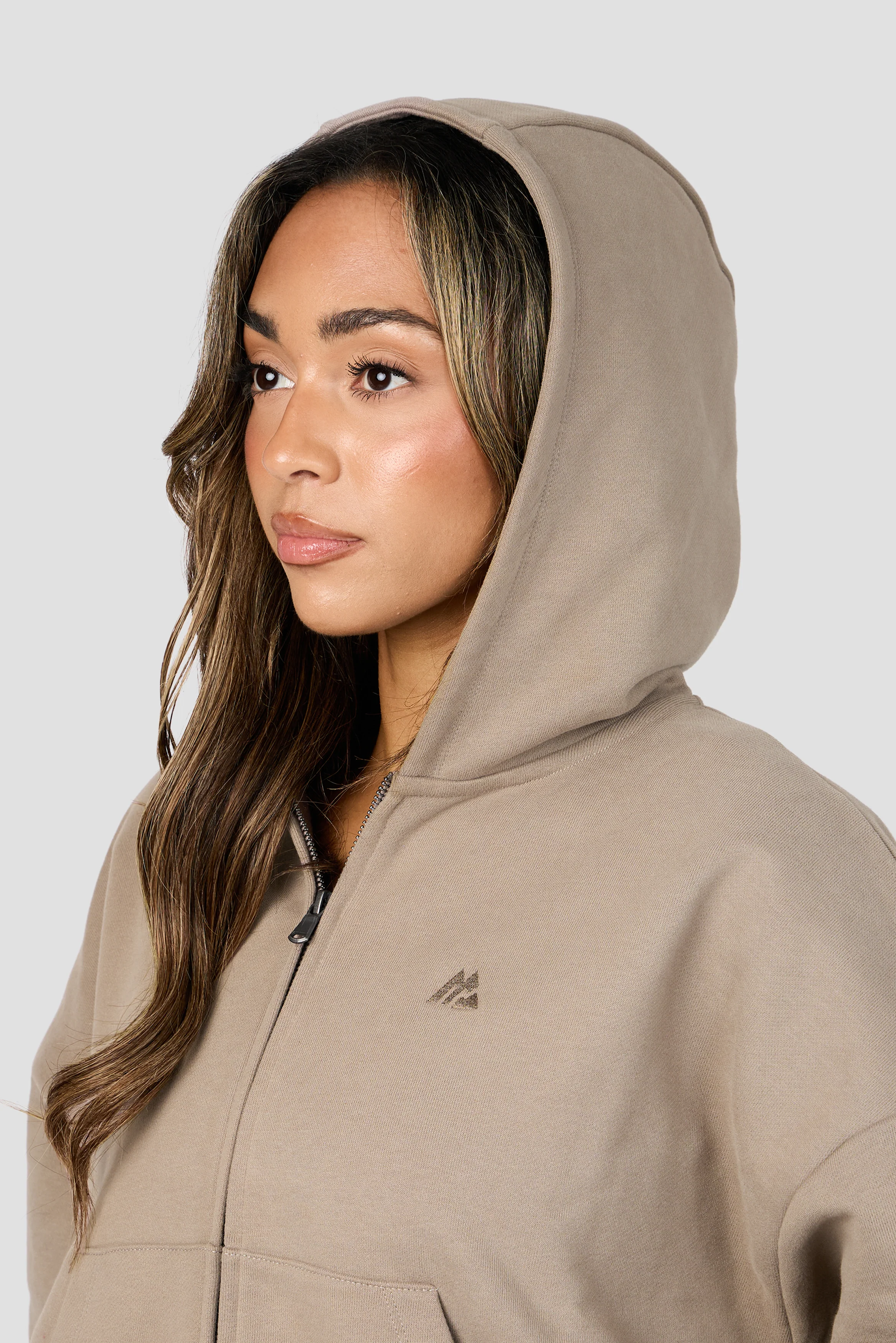 Form Full Zip Hood - Praline - Image 5