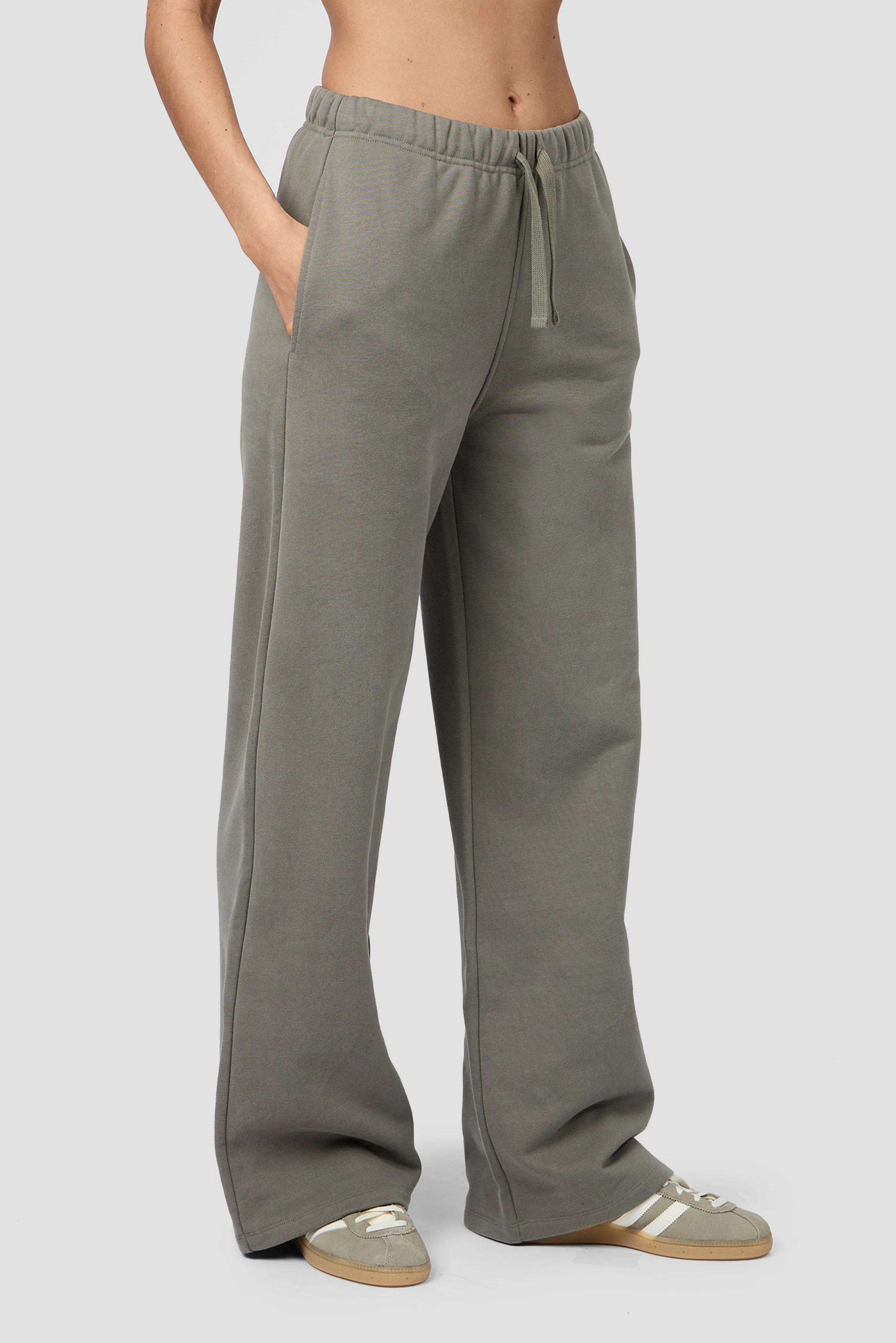 Form Wide Leg Jogger - Dark Olive - Image 2