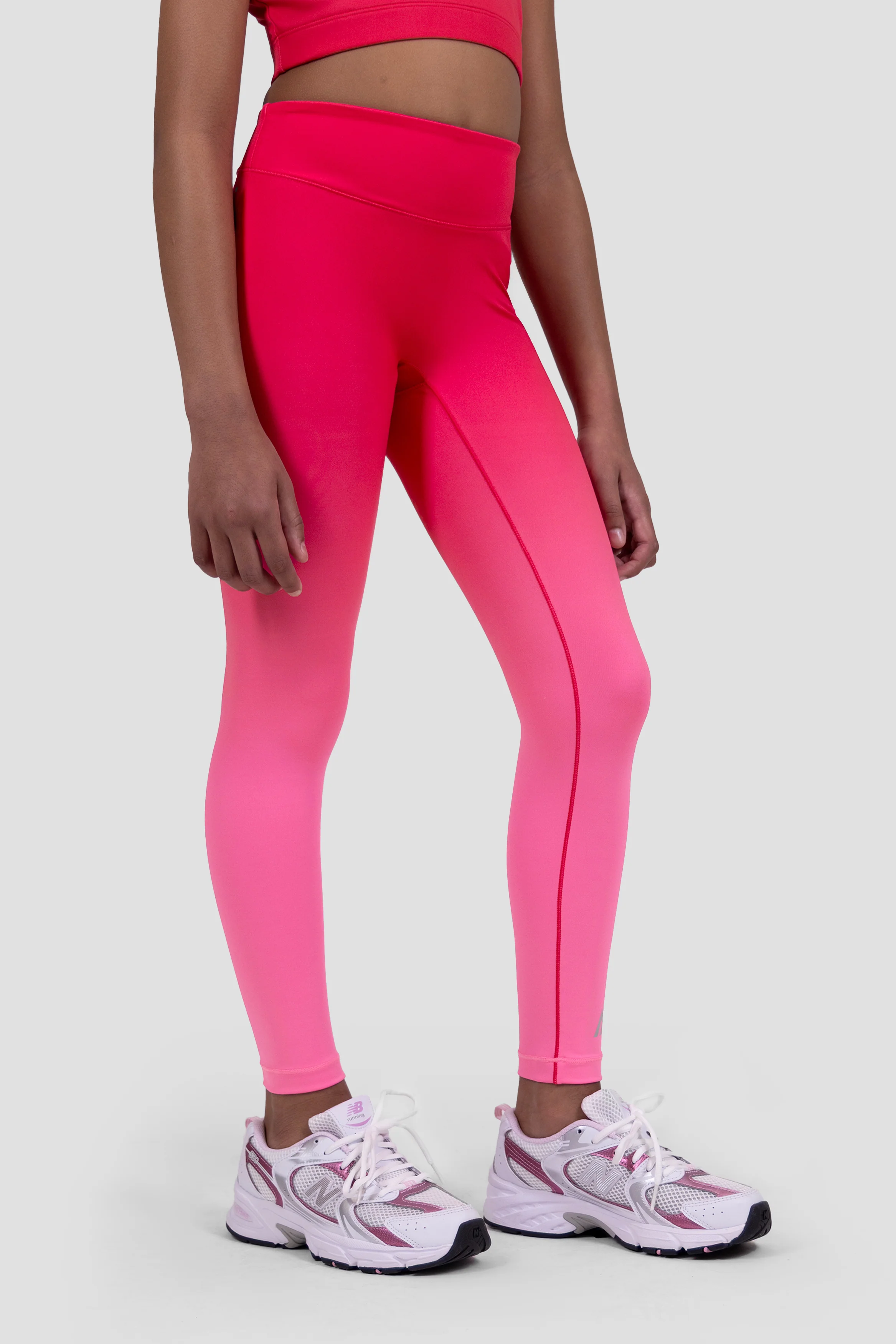 Girls Glow Legging - Fuchsia/Strawberry Soda - Image 2