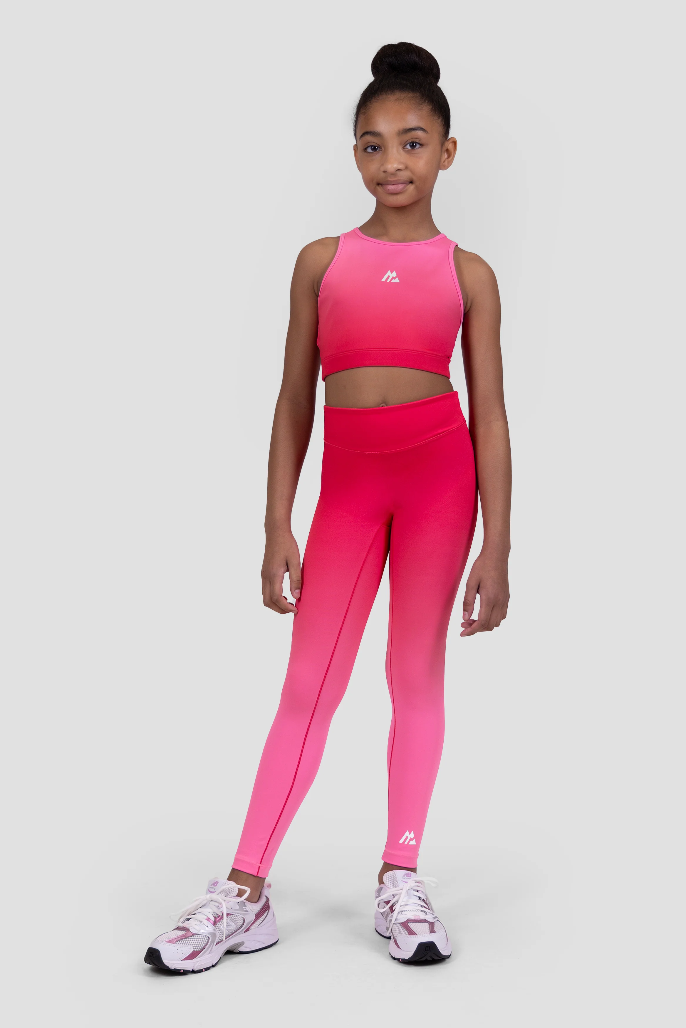 Girls Glow Legging - Fuchsia/Strawberry Soda - Image 5