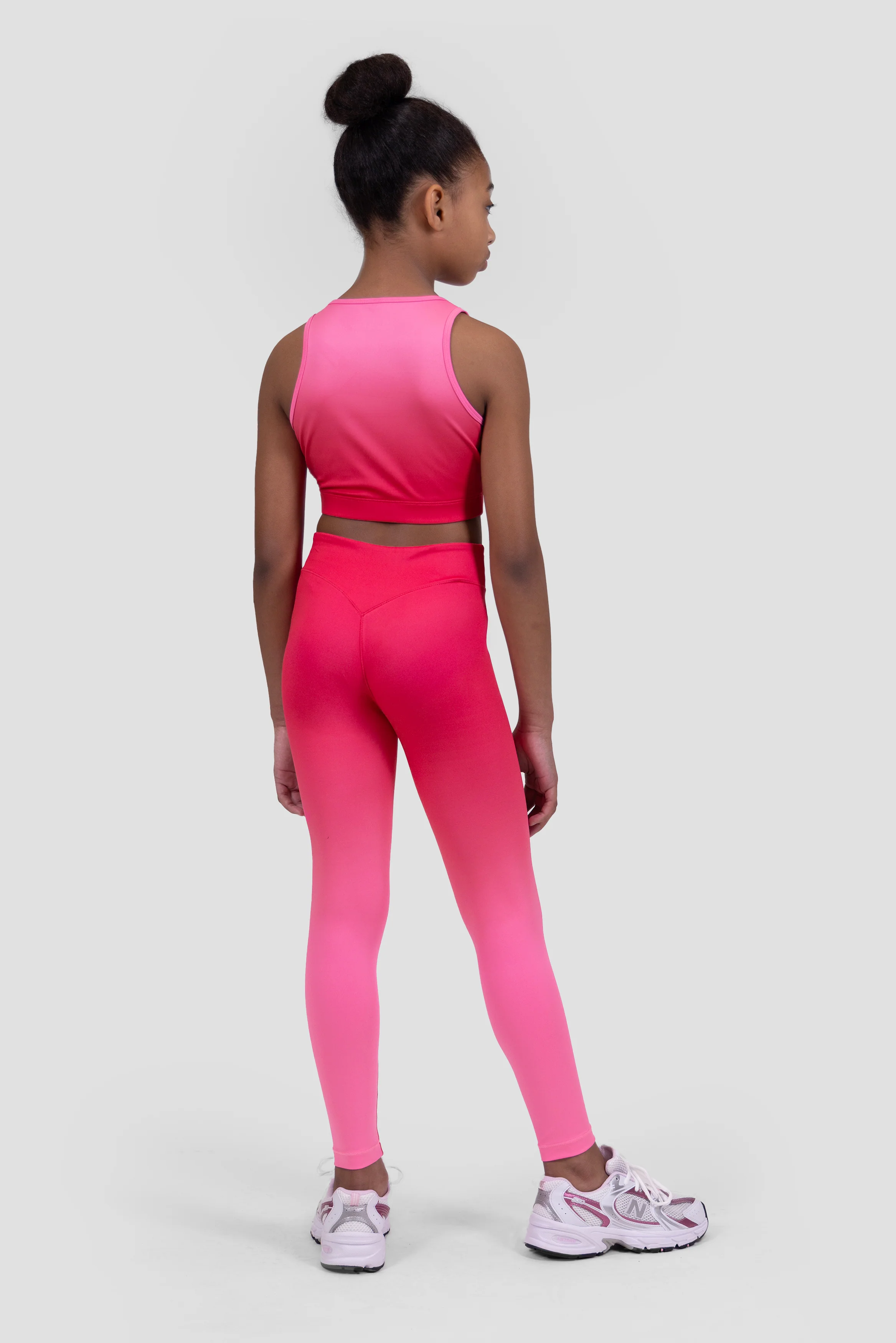 Girls Glow Legging - Fuchsia/Strawberry Soda - Image 6