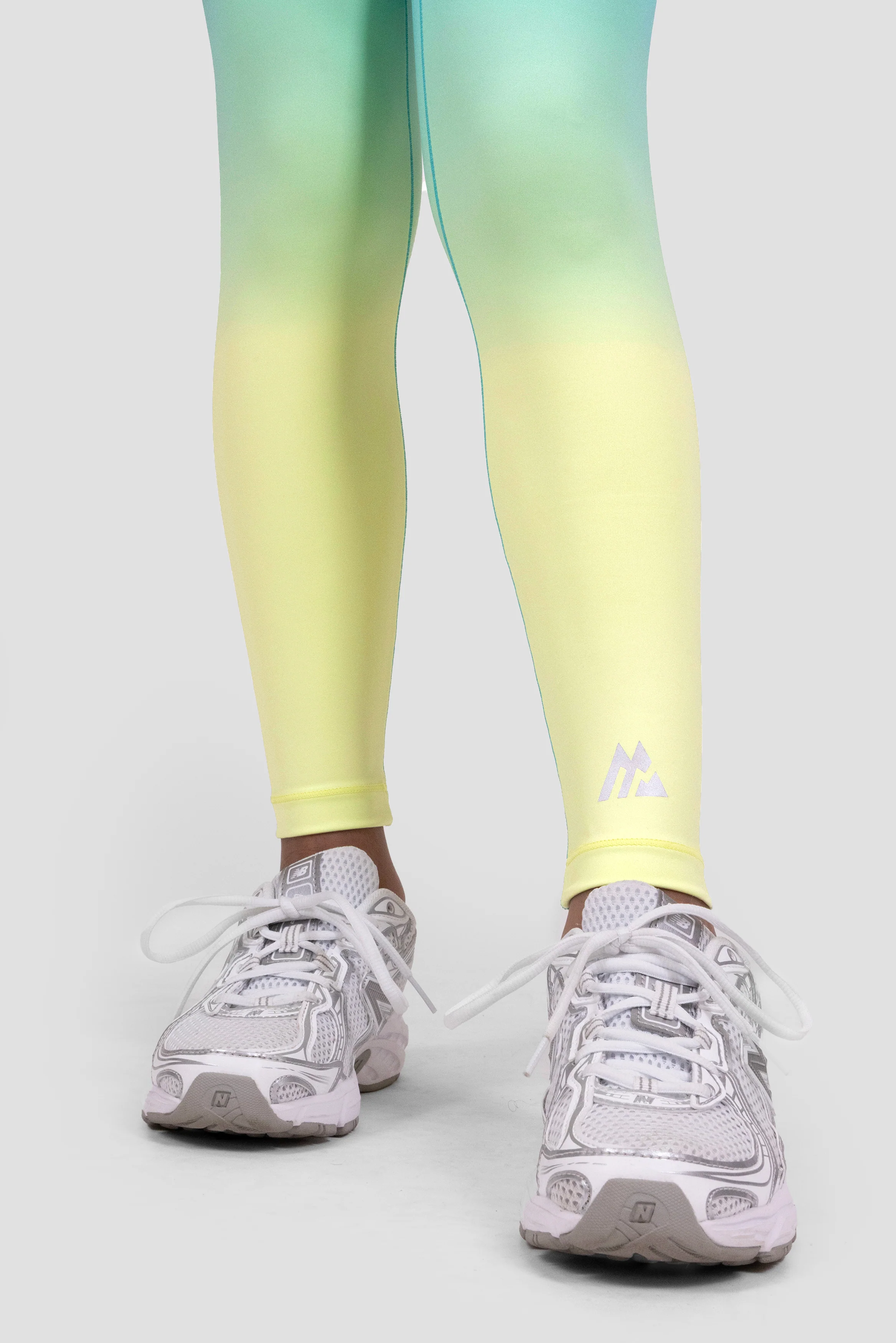 Girls Glow Legging - Persian Green/Citrus - Image 7
