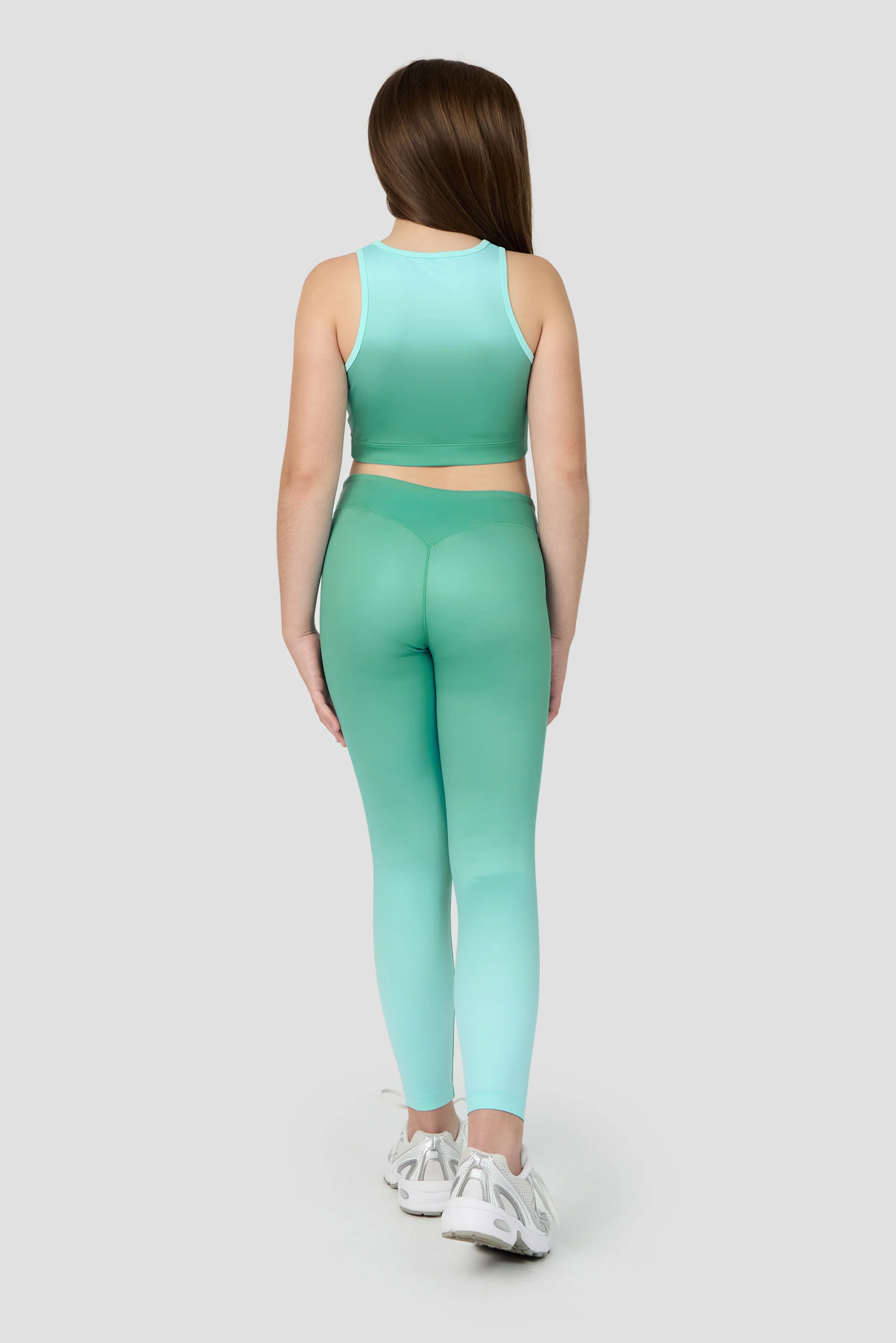 Girls Glow Vest - Mineral Green/Arctic Blue - Image 4