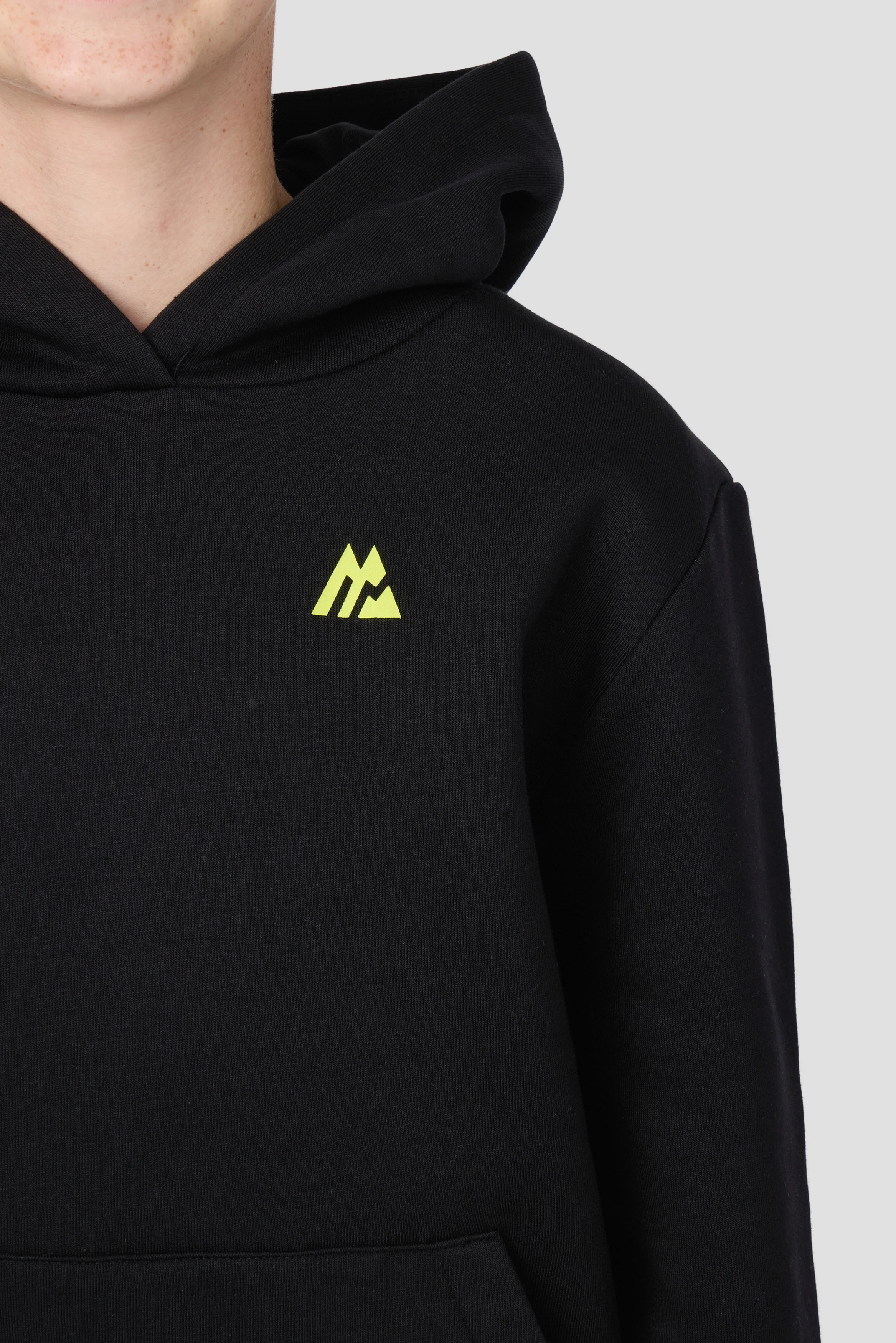 Boys Helix Graphic Hood - Black - Image 6