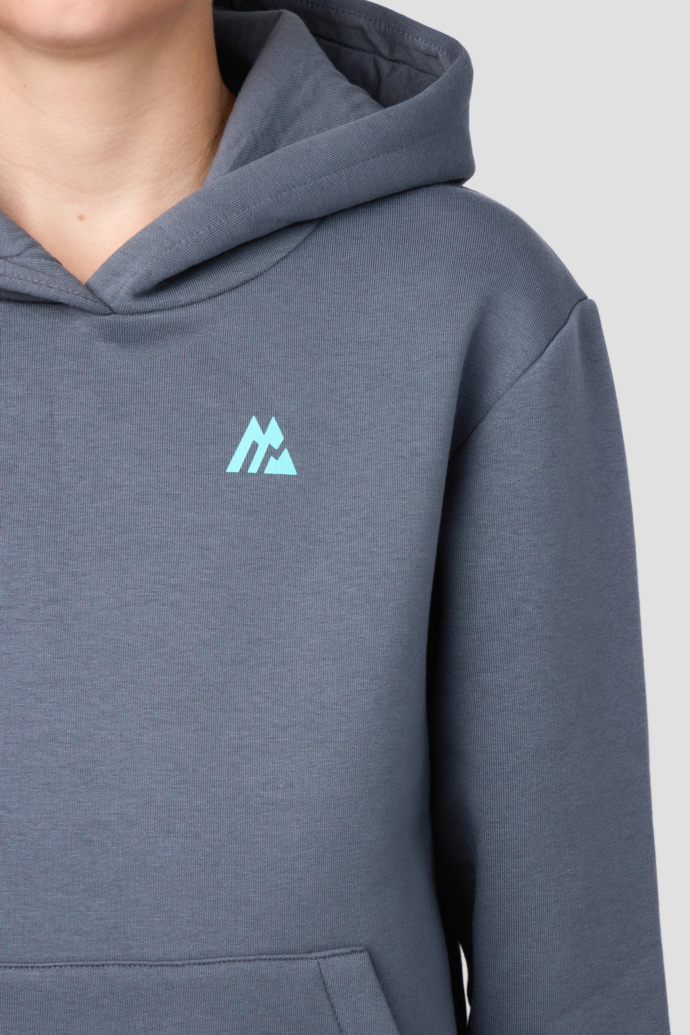 Boys Helix Graphic Hood - Slate Grey - Image 6
