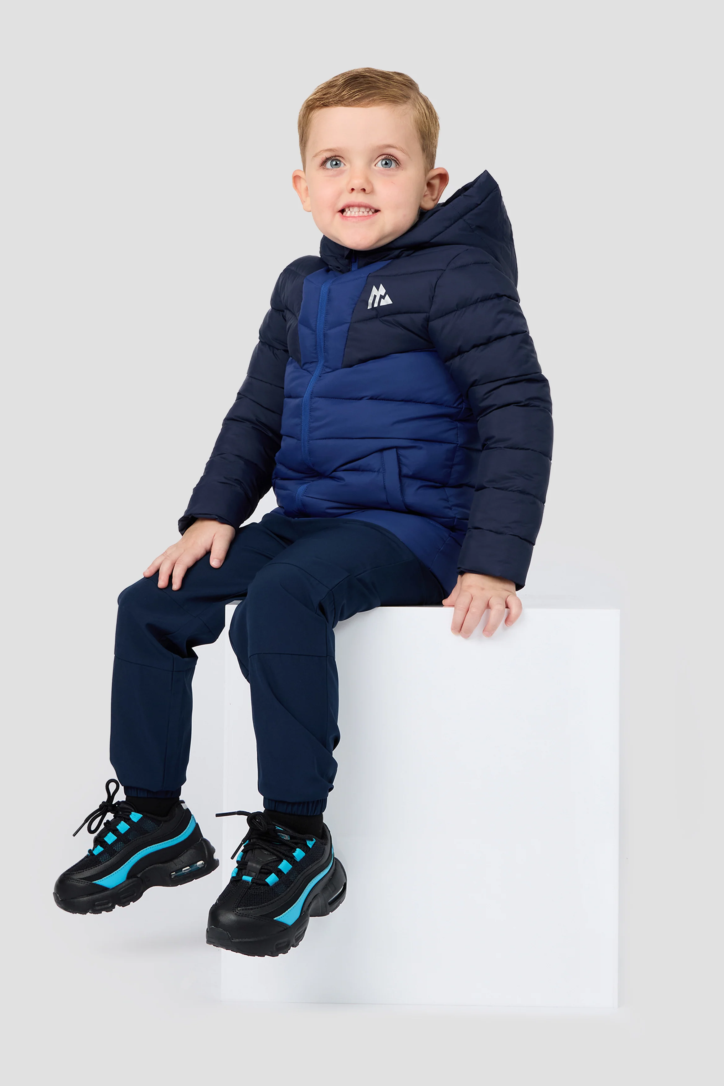 Infant Boys Ice Jacket - Midnight Blue/Marine Blue - Image 3