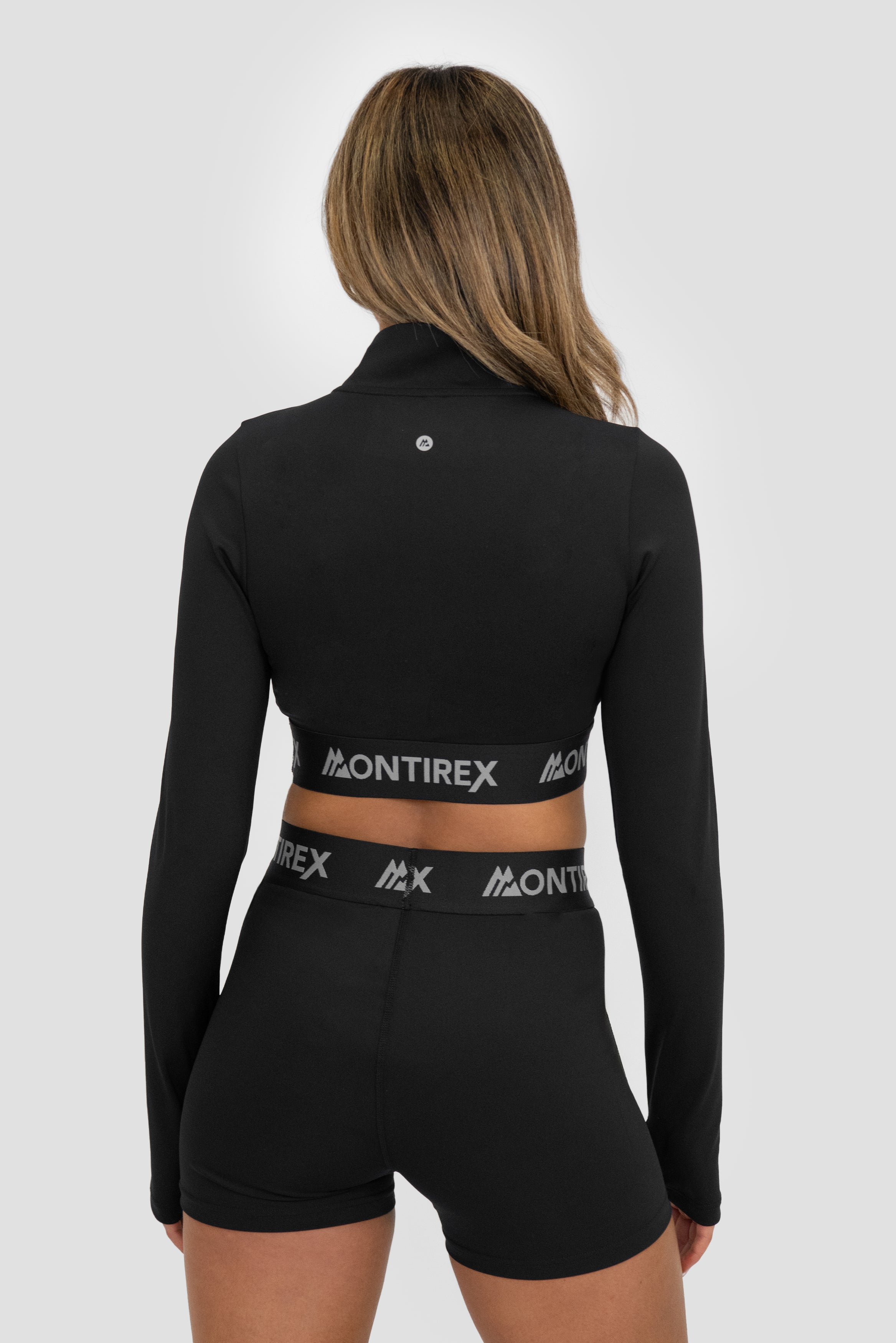 Icon 1/4 Zip Top - Black - Image 2