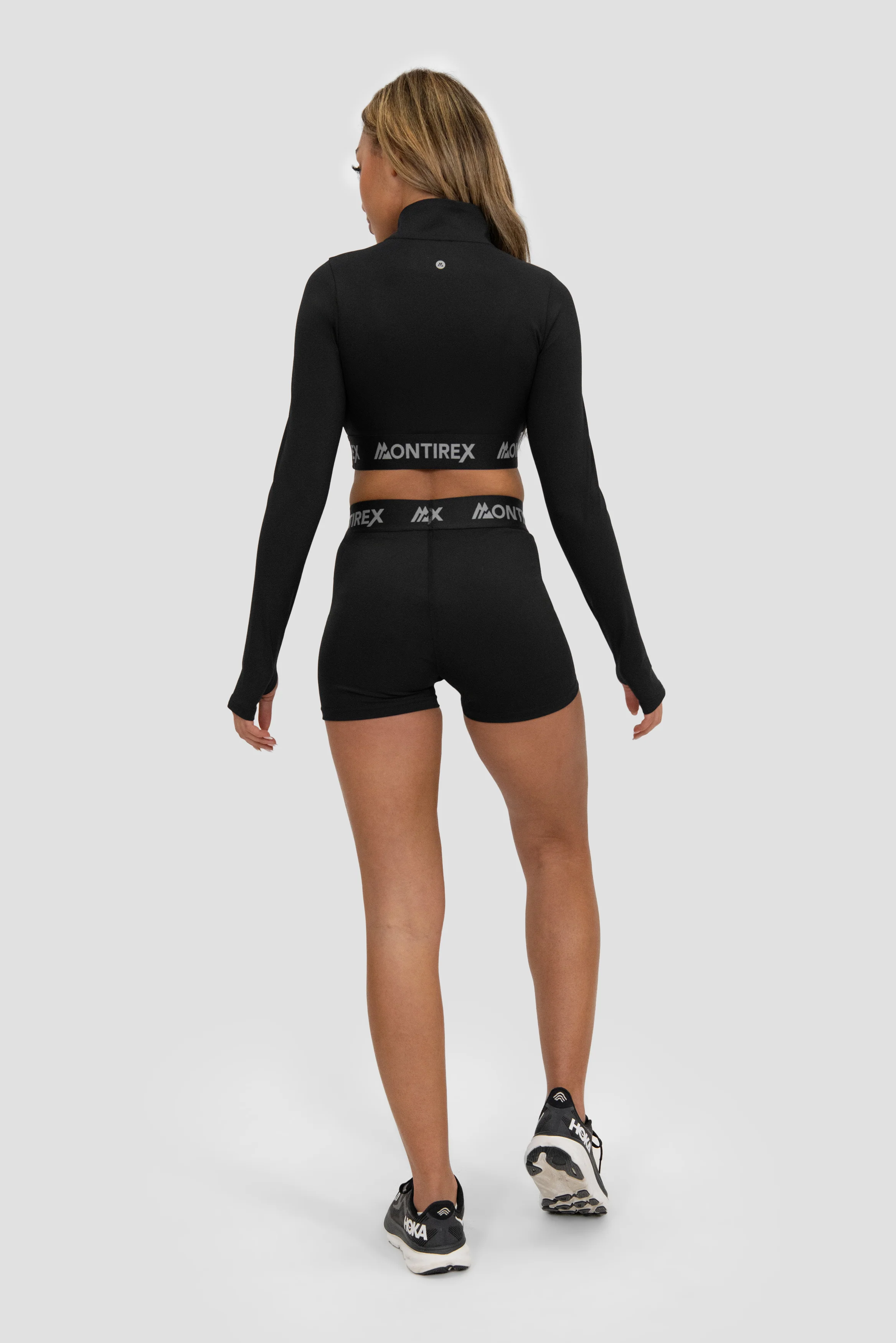 Icon 1/4 Zip Top - Black - Image 4