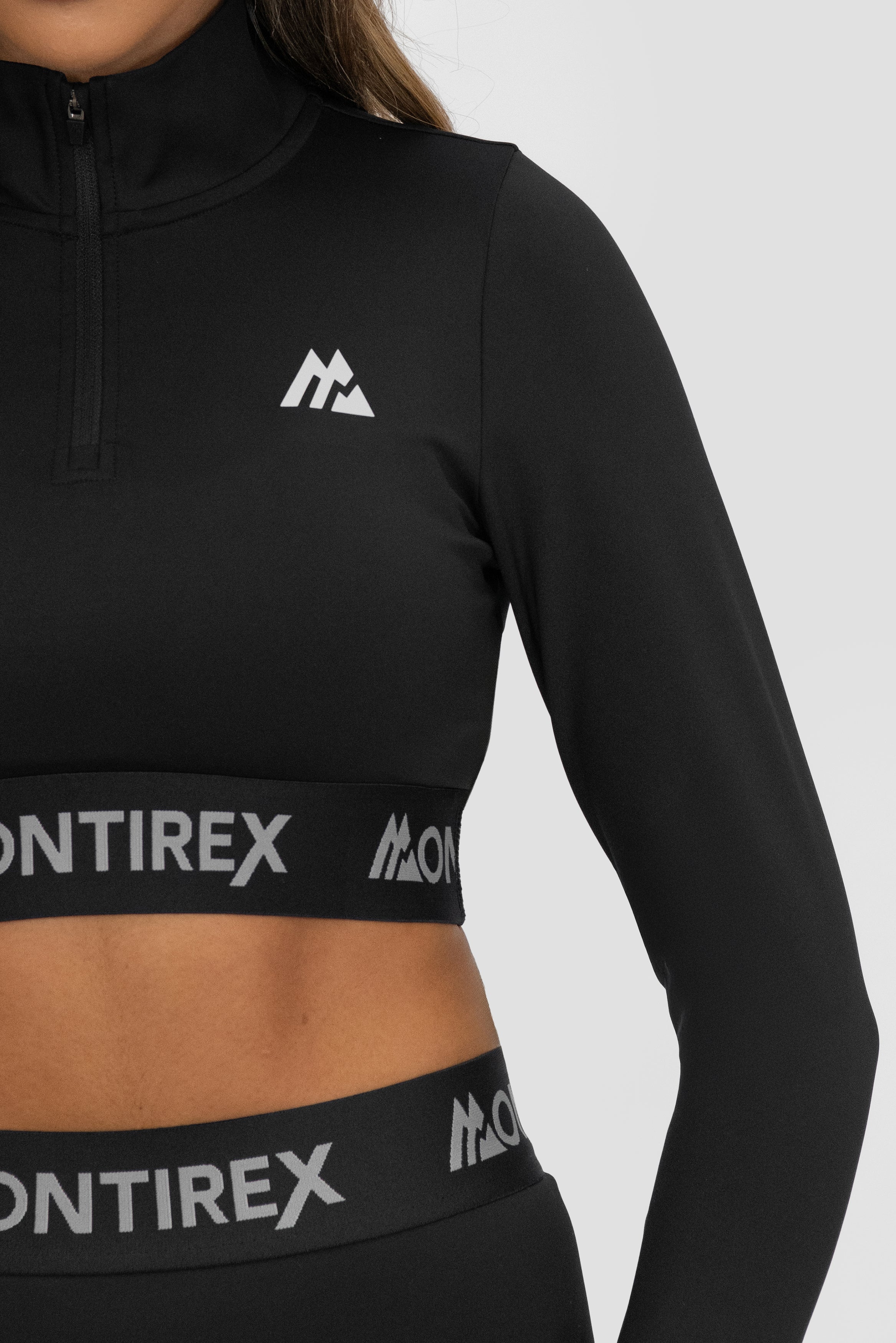 Icon 1/4 Zip Top - Black - Image 6